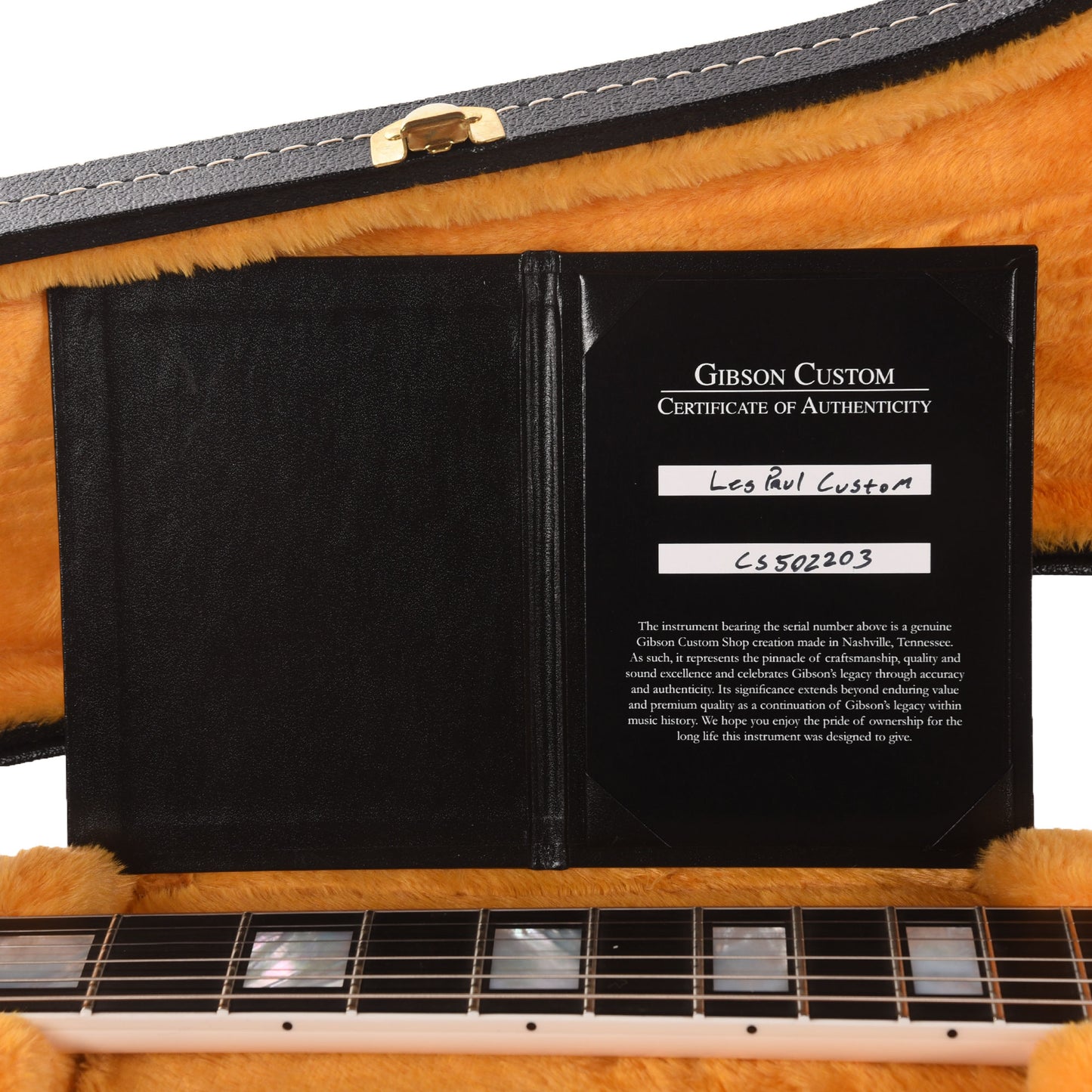 Gibson Custom Shop Les Paul Custom Alpine White Gloss