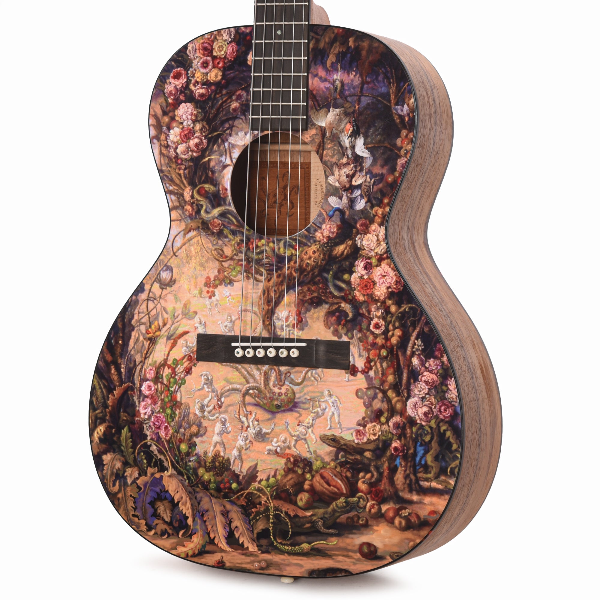 Martin 00L Oliver FSC Certified Sitka Spruce/Medium Flame Koa Natural