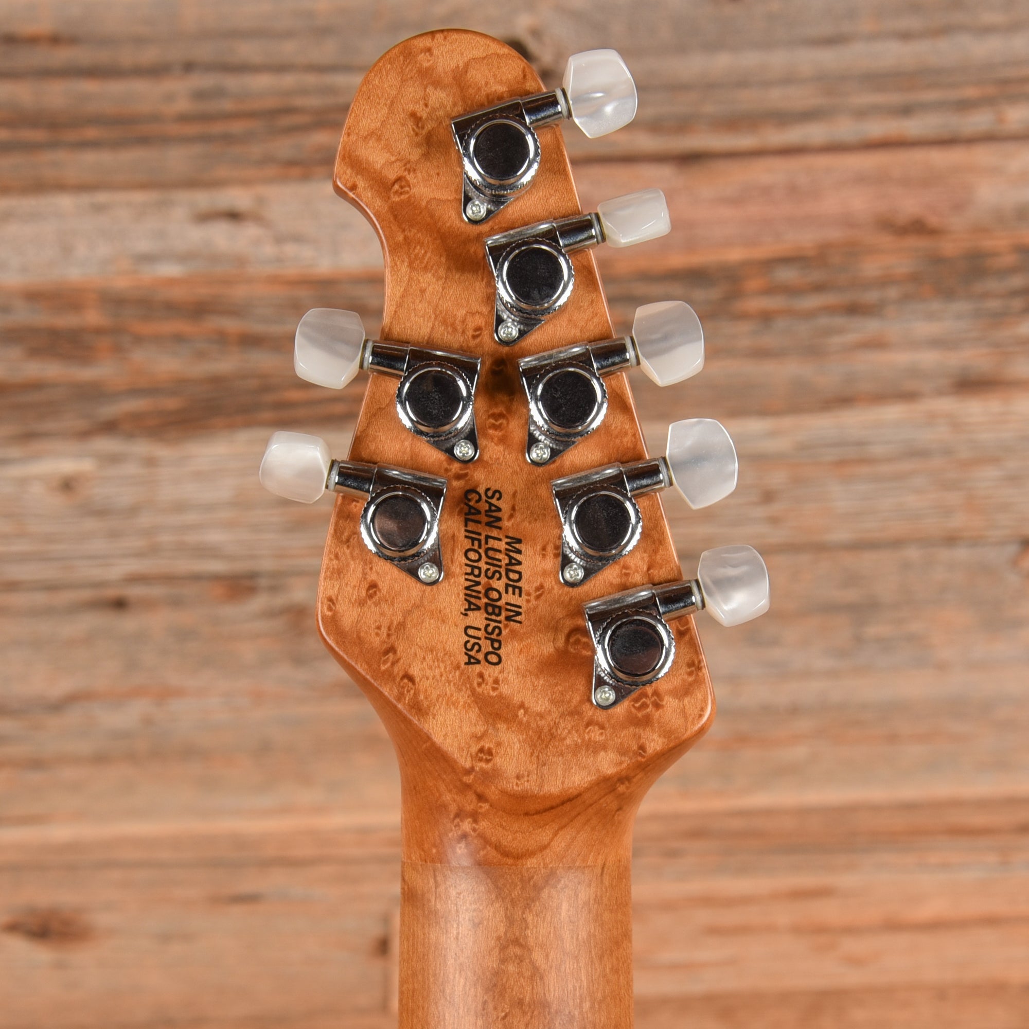 Music Man BFR JP15 7-String Sahara Burst Flame 2015