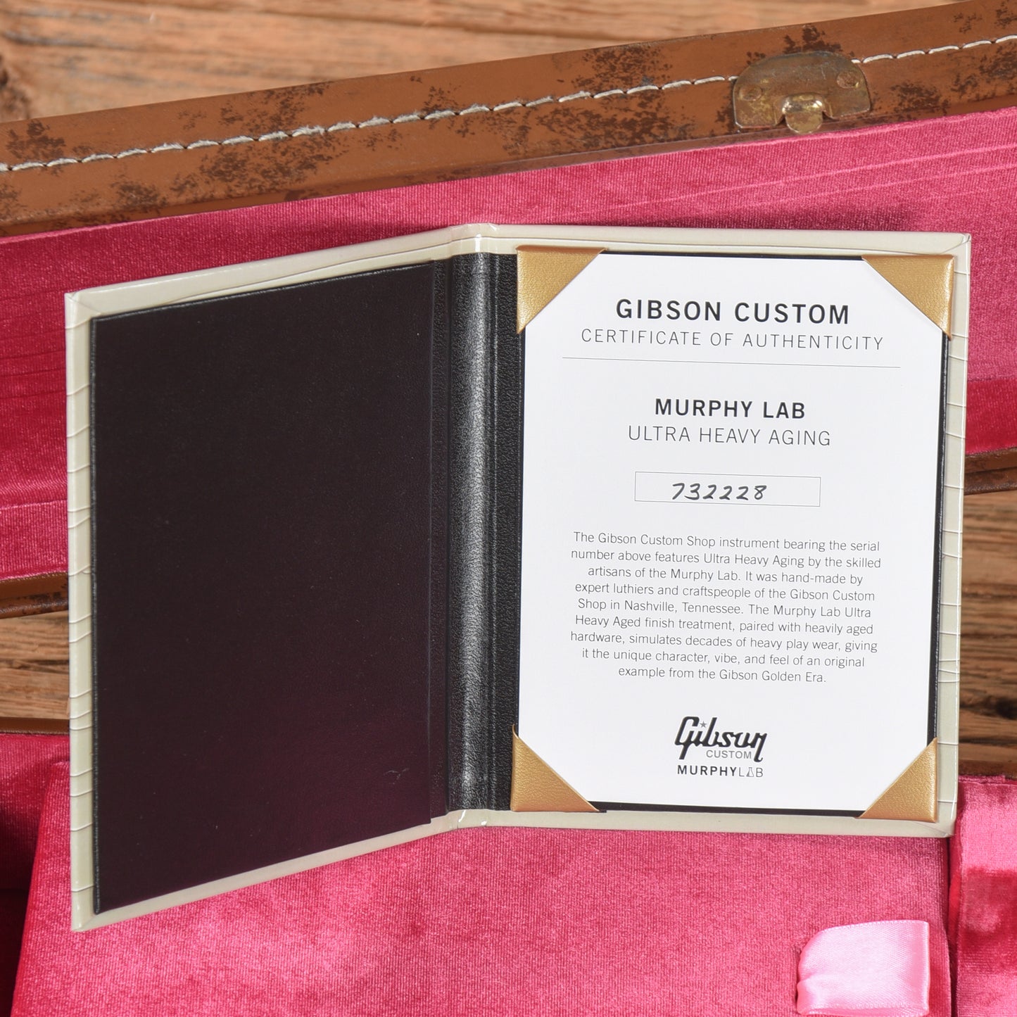 Gibson Custom Murphy Lab 57 Les Paul Goldtop Ultra Heavy Aged Goldtop 2024