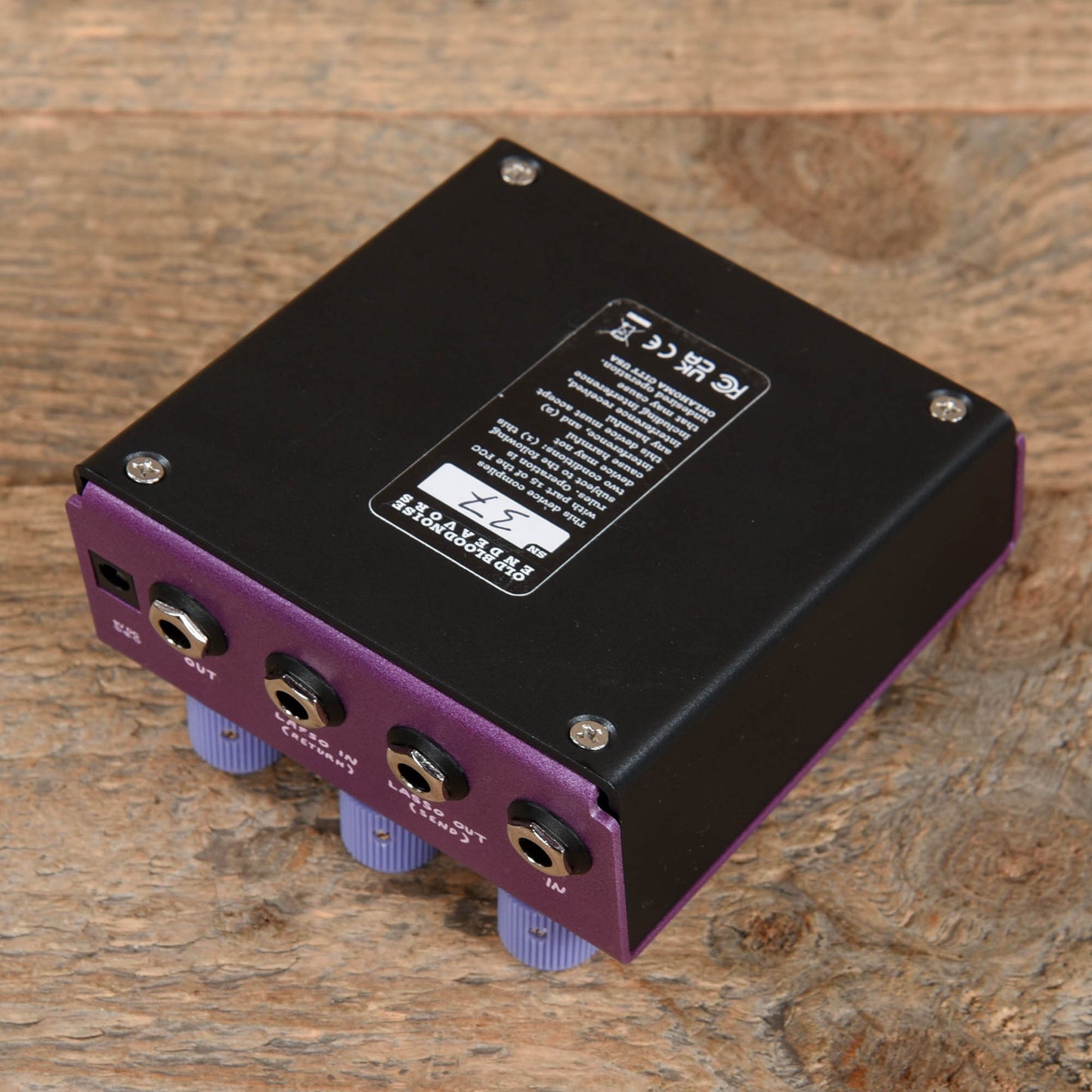Old Blood Noise Pardner Fuzz Pedal Purple
