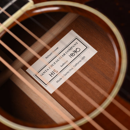 Santa Cruz Guitar Company H/13 Fret Sinker Redwood/1930s Old Growth Mahogany "Happy Traum" Redwood Fade