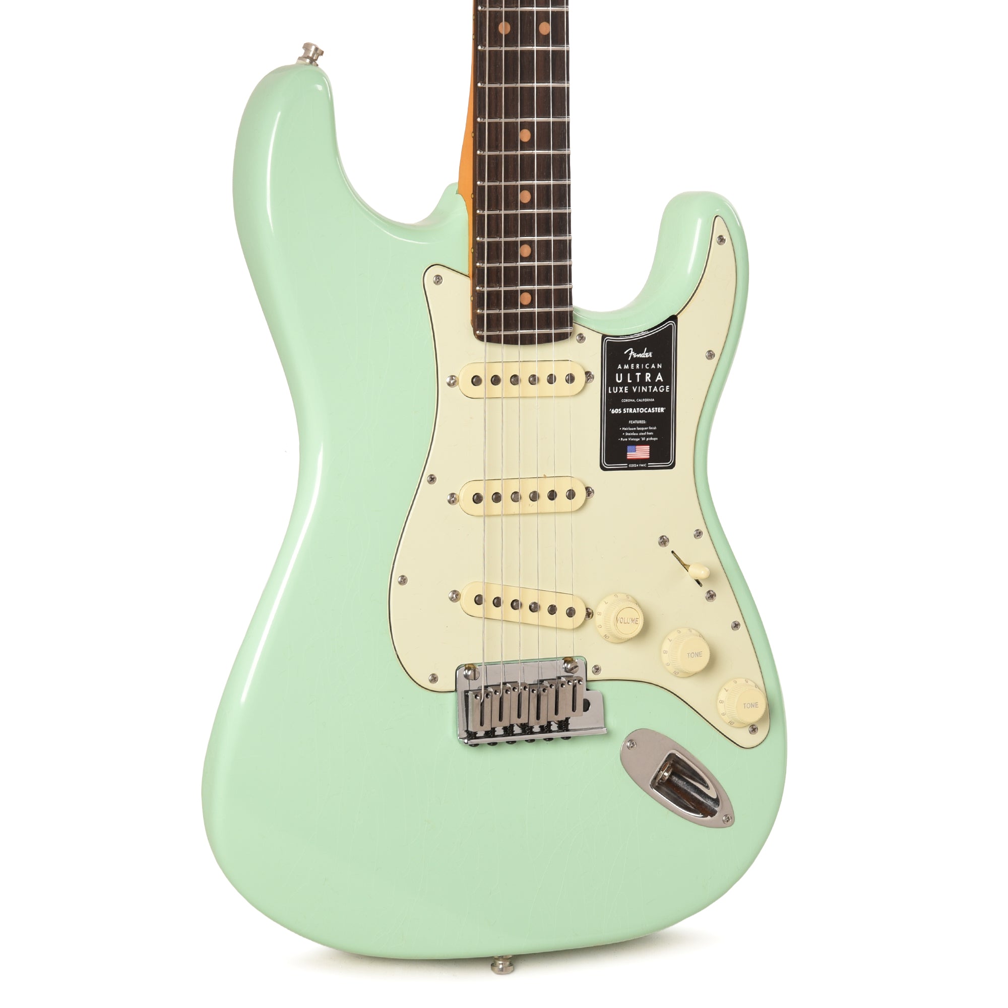 Fender American Ultra Luxe Vintage '60s Stratocaster Surf Green