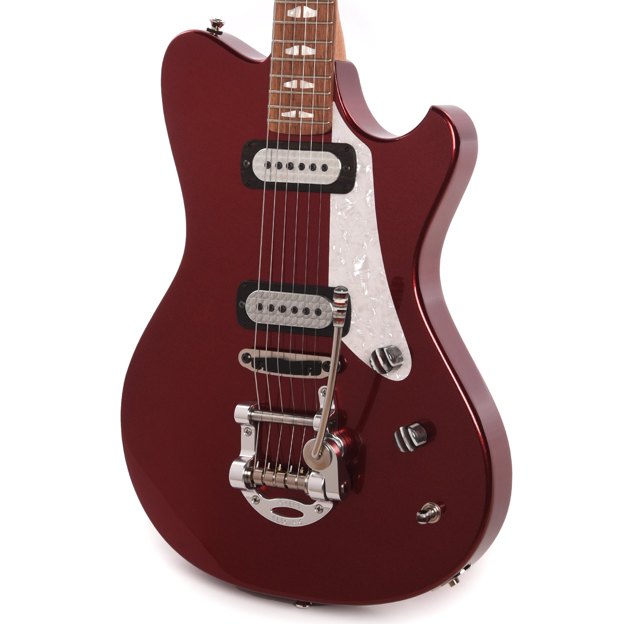 Powers Electric A-Type Cranberry Metallic w/FF42 Pickups