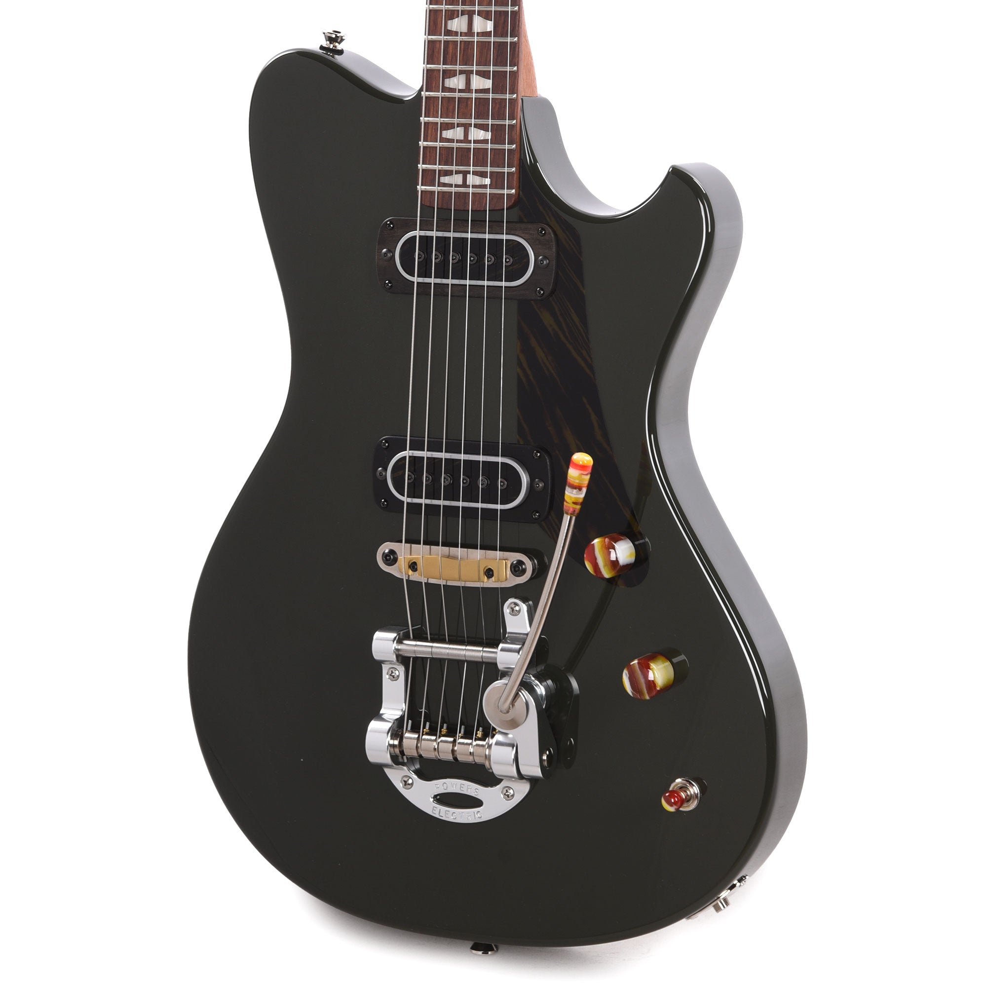 Powers Electric A-Type Black Olive w/PF42 Pickups