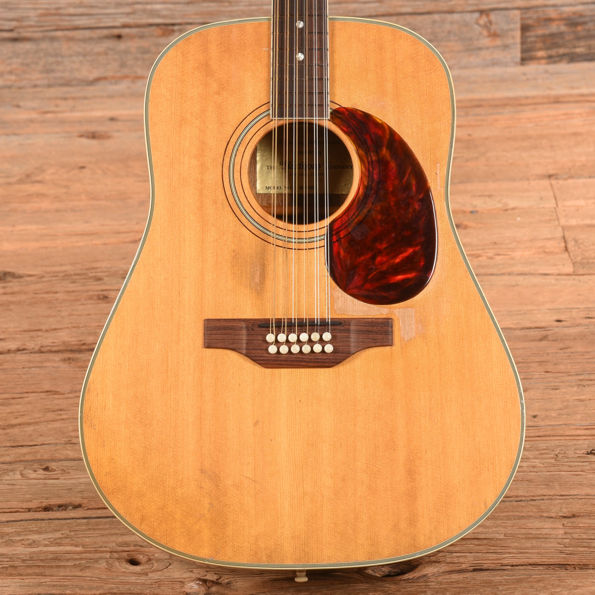 Harmony H1230 12-String Natural 1970s
