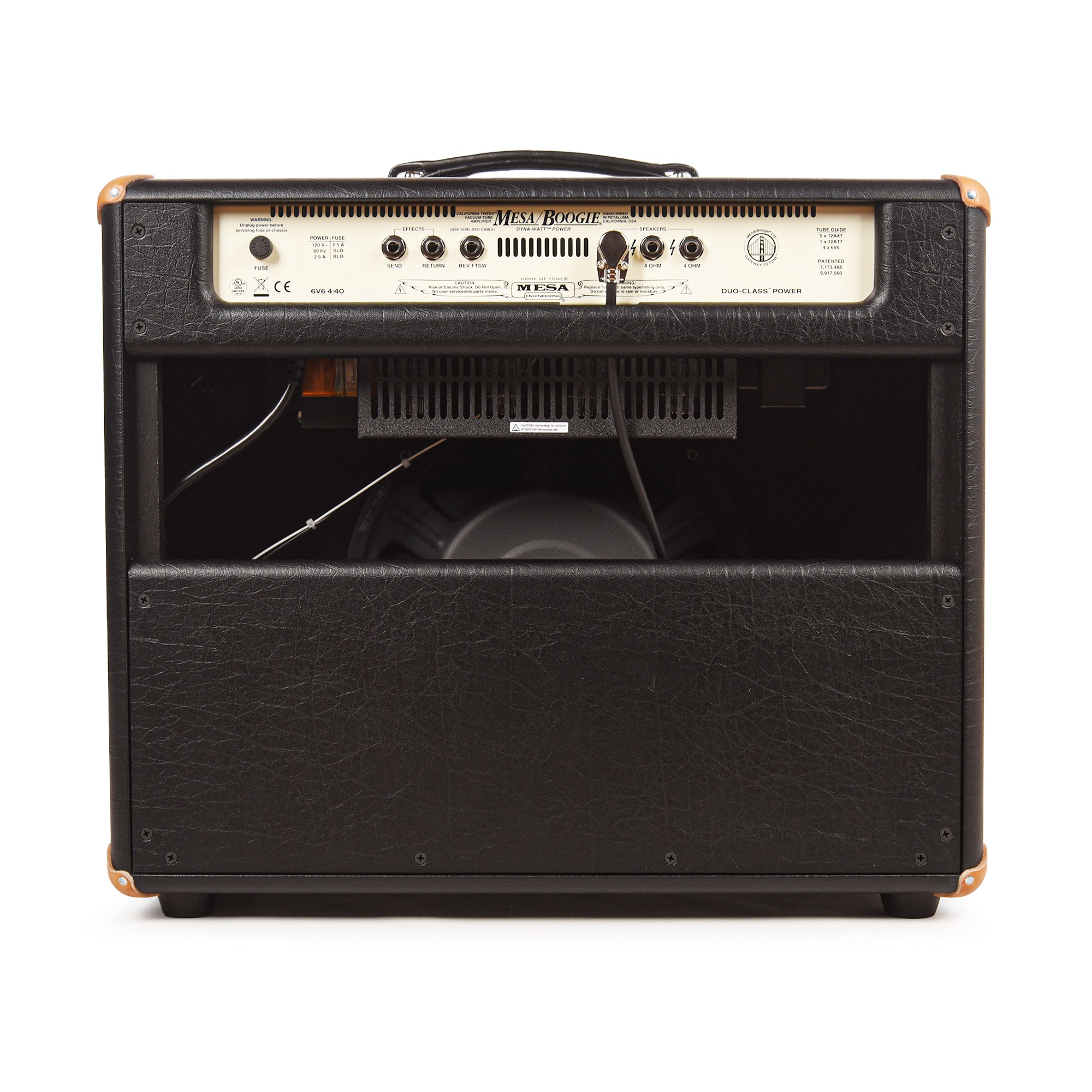 Mesa/Boogie California Tweed 6V6 4:40 40W 1x12 Combo Black Taurus w/ Wicker Grill