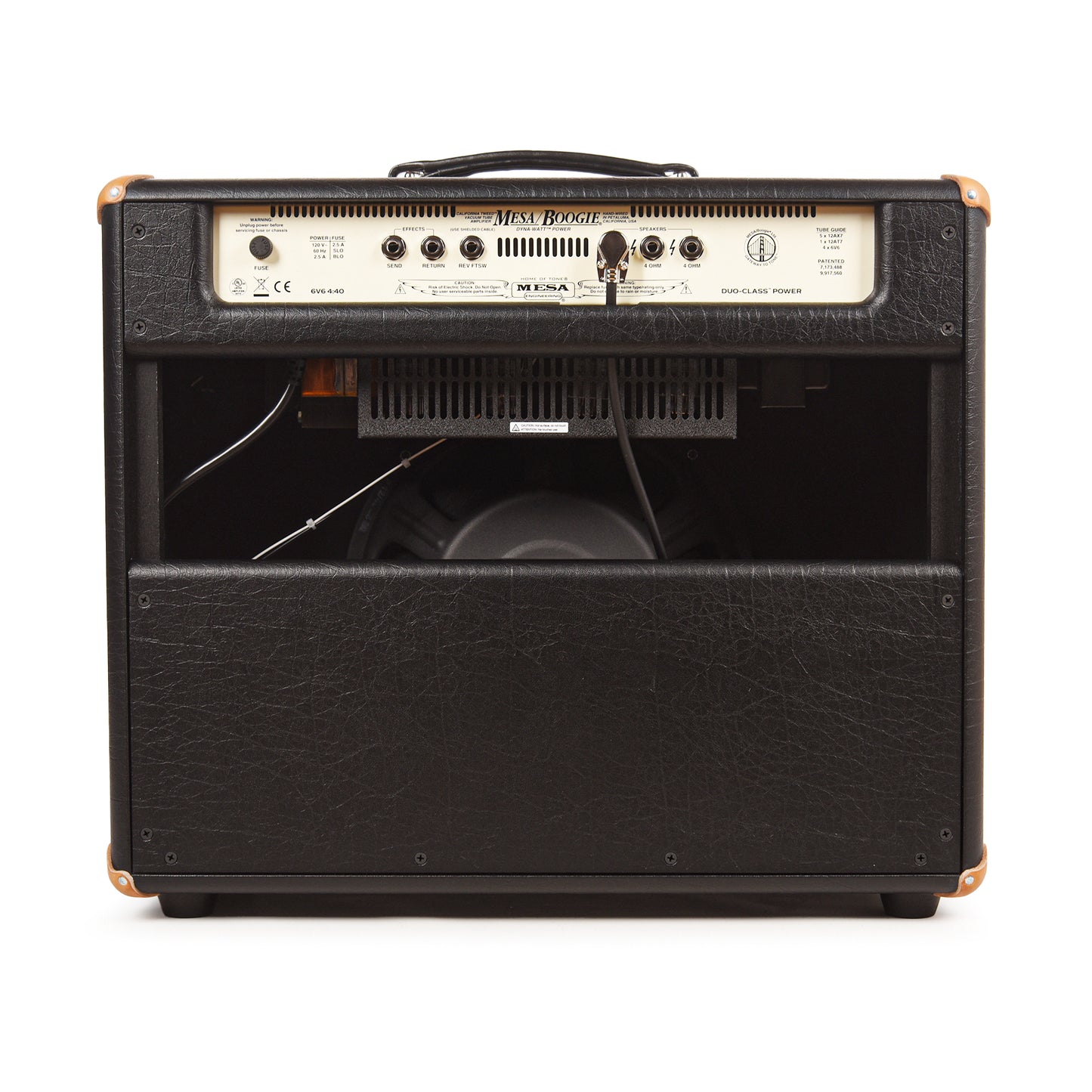 Mesa/Boogie California Tweed 6V6 4:40 40W 1x12 Combo Black Taurus w/ Wicker Grill