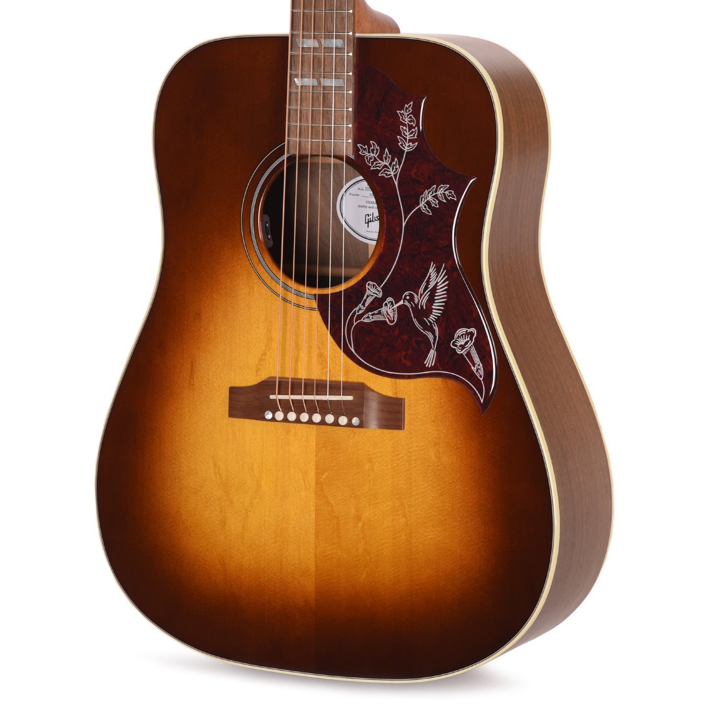 Gibson Modern Hummingbird Studio Walnut Gloss Top Walnut Burst