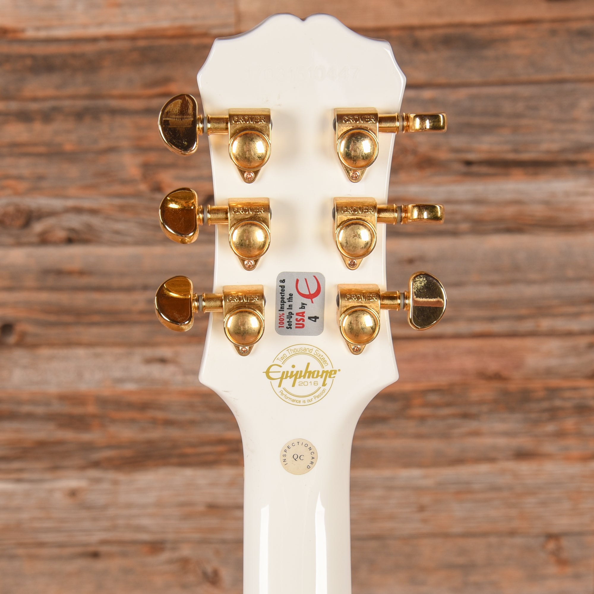 Epiphone Les Paul Custom Pro Alpine White 2017