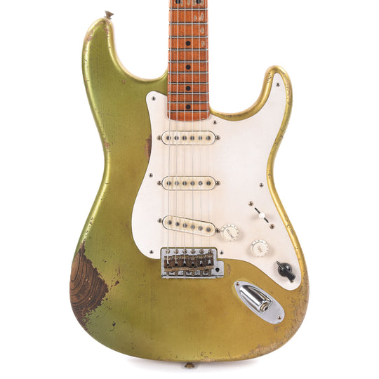 Fender Custom Shop 1954 Stratocaster Relic Oxidized Aztec Gold Master Built by Levi Perry w/Fuzz Circuit
