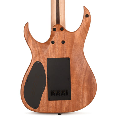 Mayones Duvell Elite 4Ever 7 AAA Curly Poplar Natural Fade Black Burst