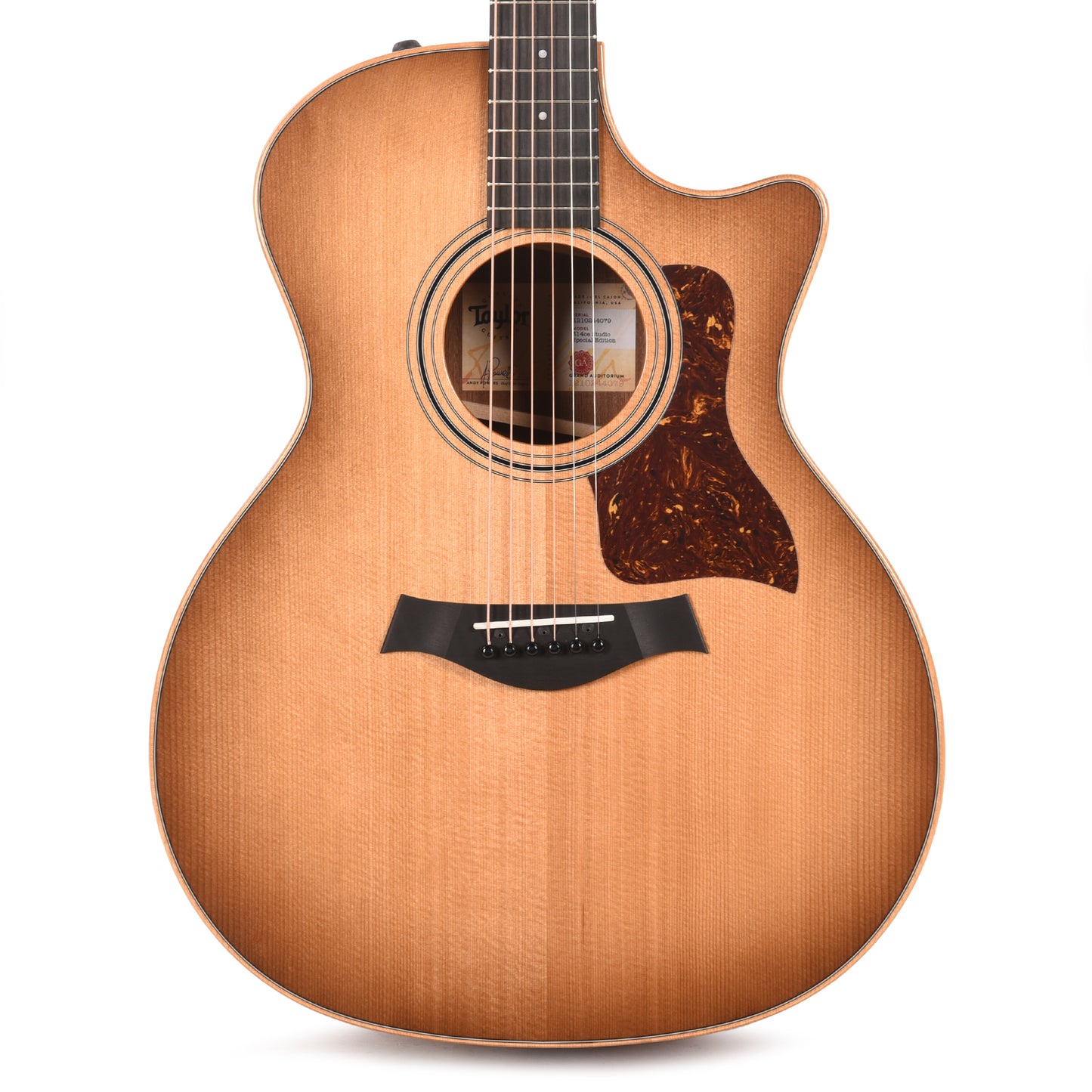 Taylor 314ce Studio Grand Auditorium Torrefied Sitka/Sapele Shaded Edgeburst ES2