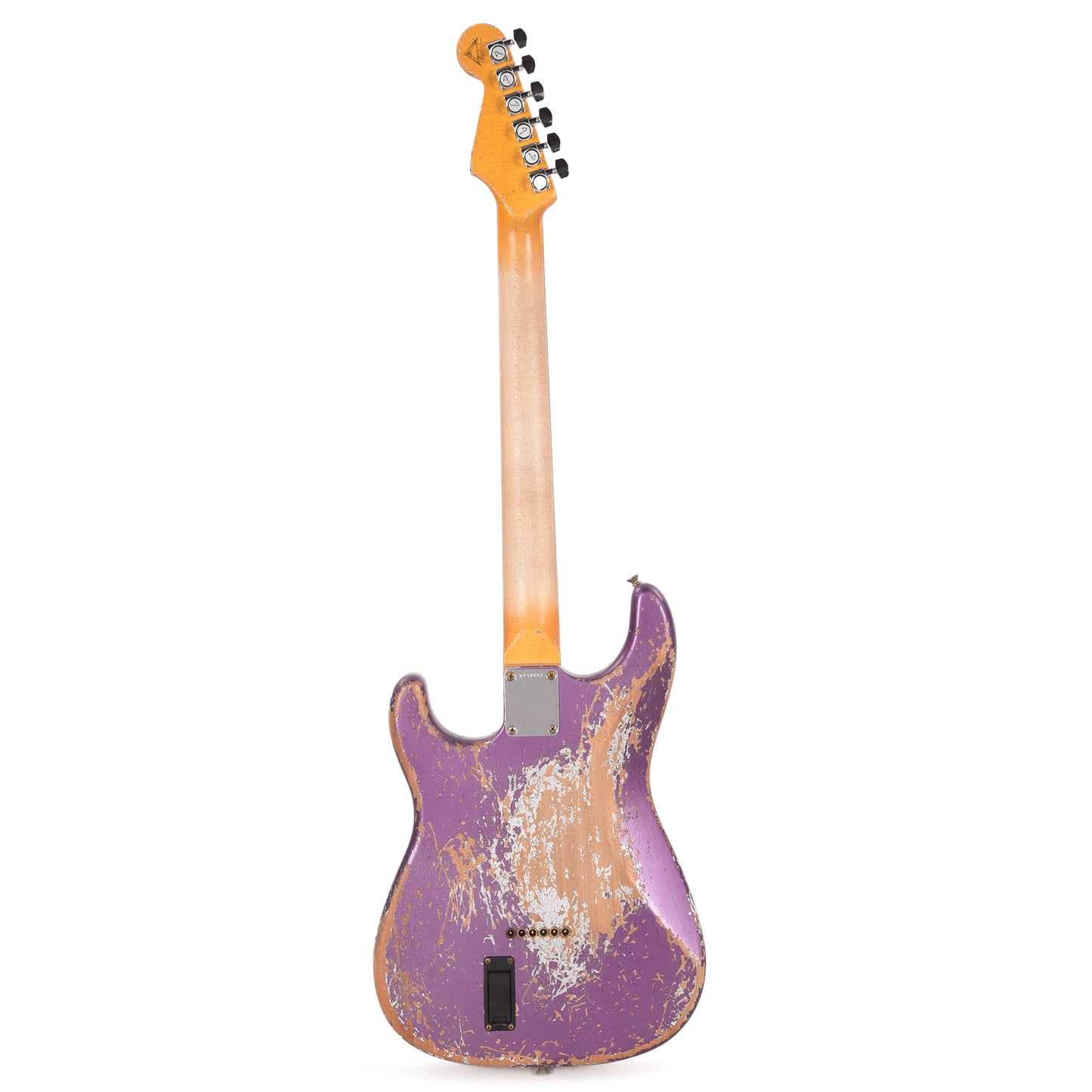 Fender Custom Shop Stratocaster Hardtail HH Heavy Relic Purple Metallic Master Built by Dennis Galuszka w/Fluence Humbuckers