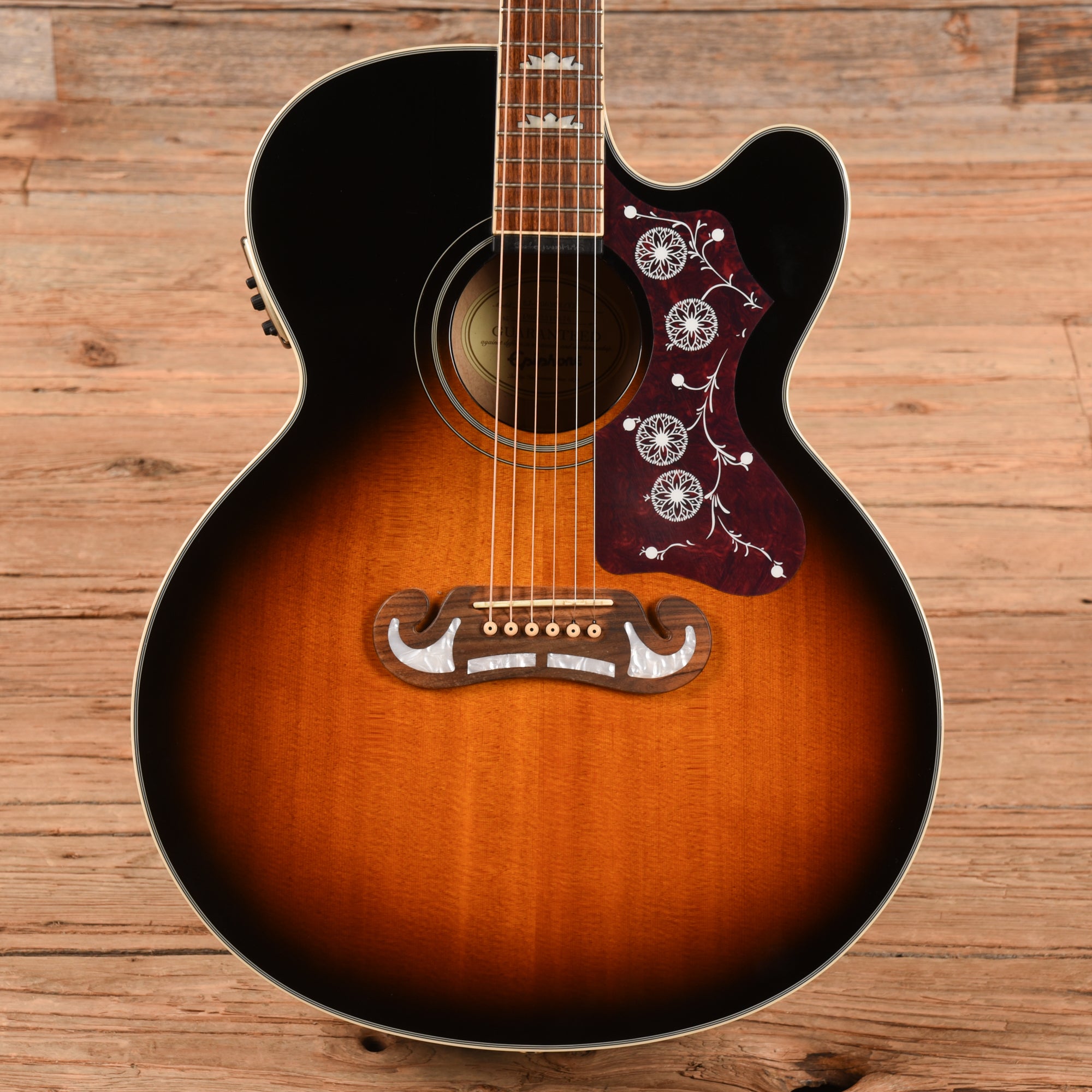 Epiphone EJ-200SCE/VS Sunburst 2019