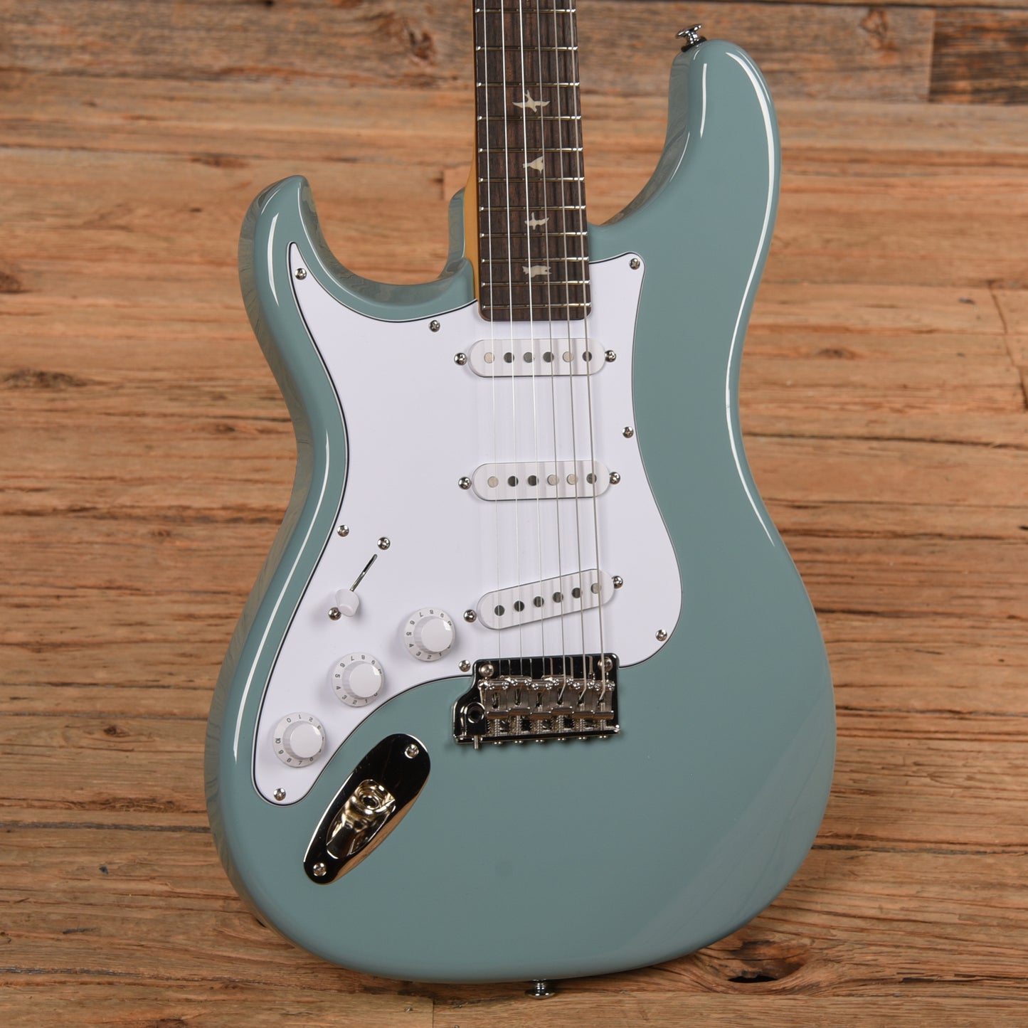 PRS SE Silver Sky Stone Blue  LEFTY