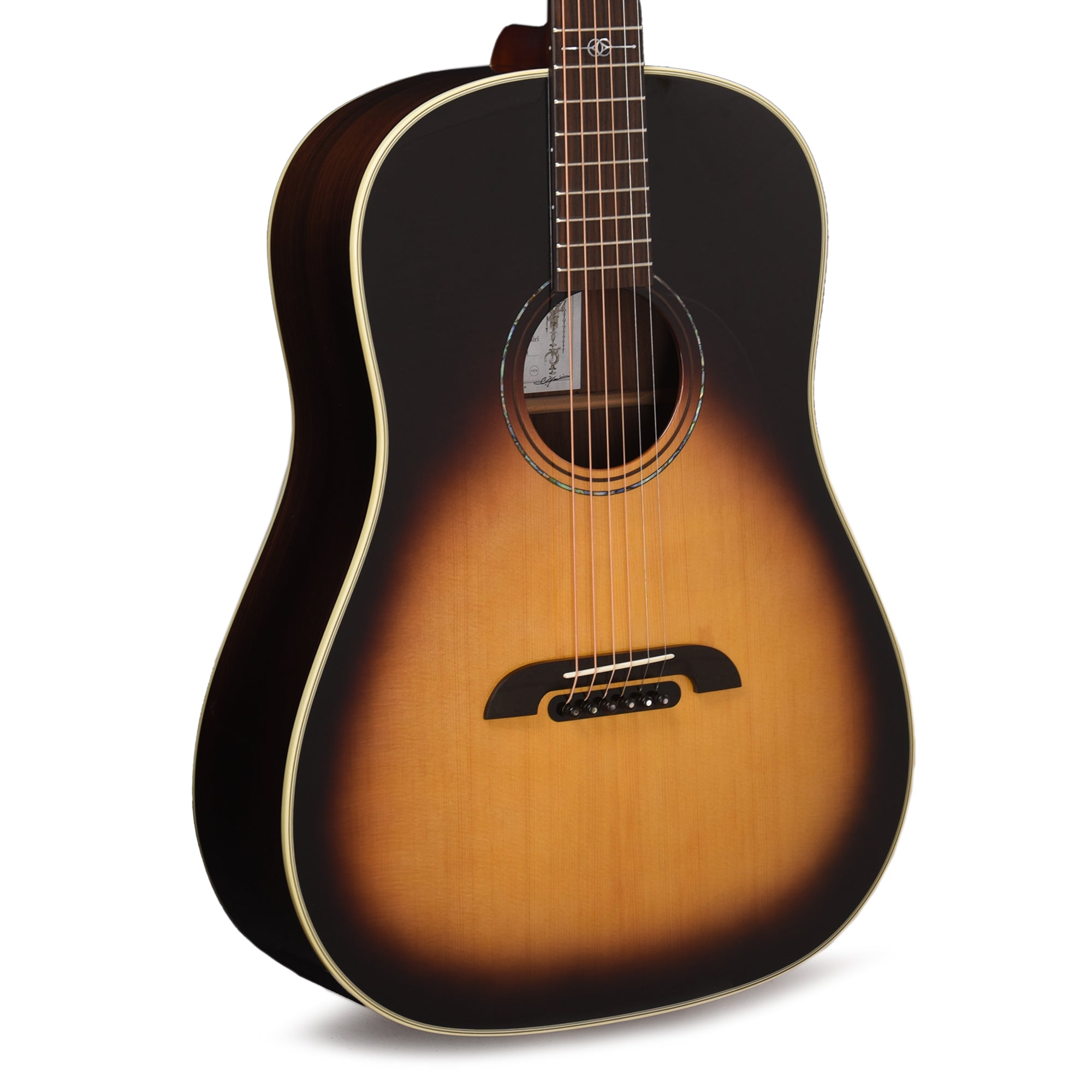 Alvarez DYMR70 Yairi Masterworks Dreadnought Solid AAA Sitka Spruce/Solid East Indian Rosewood Sunburst