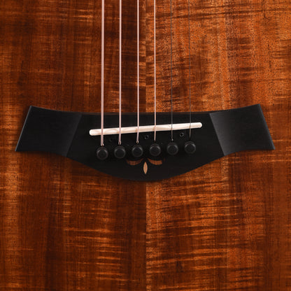 Taylor Custom Grand Concert 12-Fret Tasmanian Blackwood Antique Blonde w/Engraved Twist & Ocean Vine Inlays