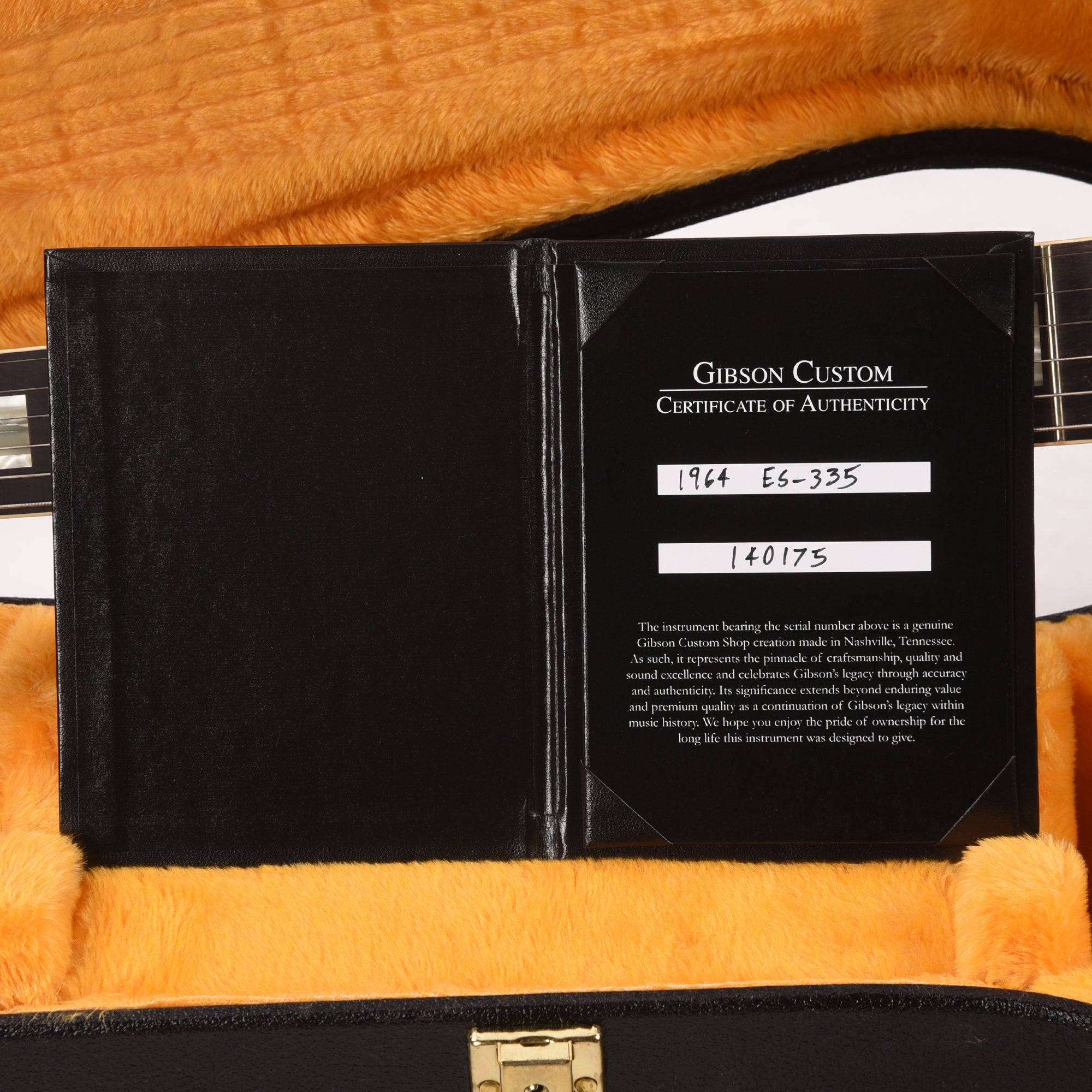Gibson Custom Shop 1964 ES-335 Reissue Vintage Burst VOS