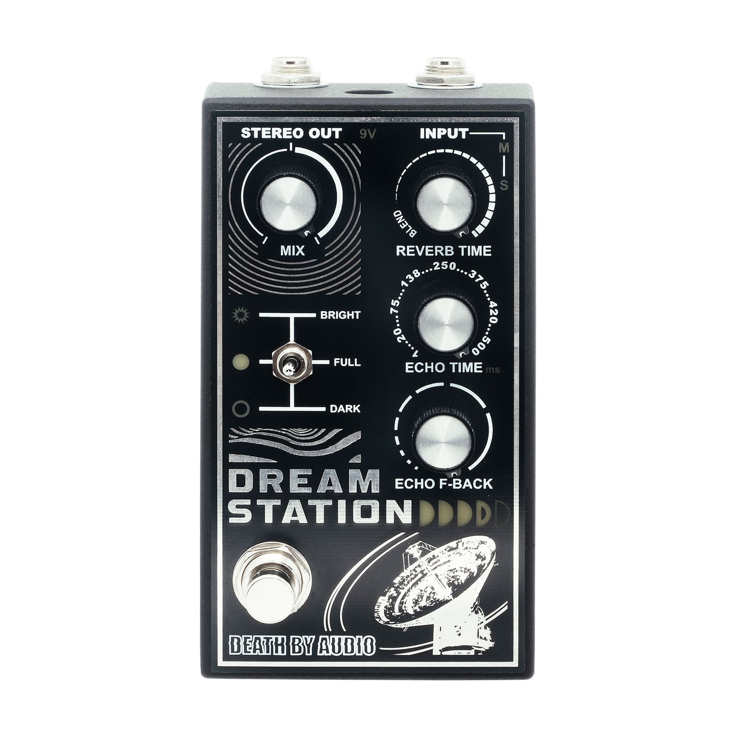 Death by Audio Destroyer Series Dream Station Stereo Reverb Pedal