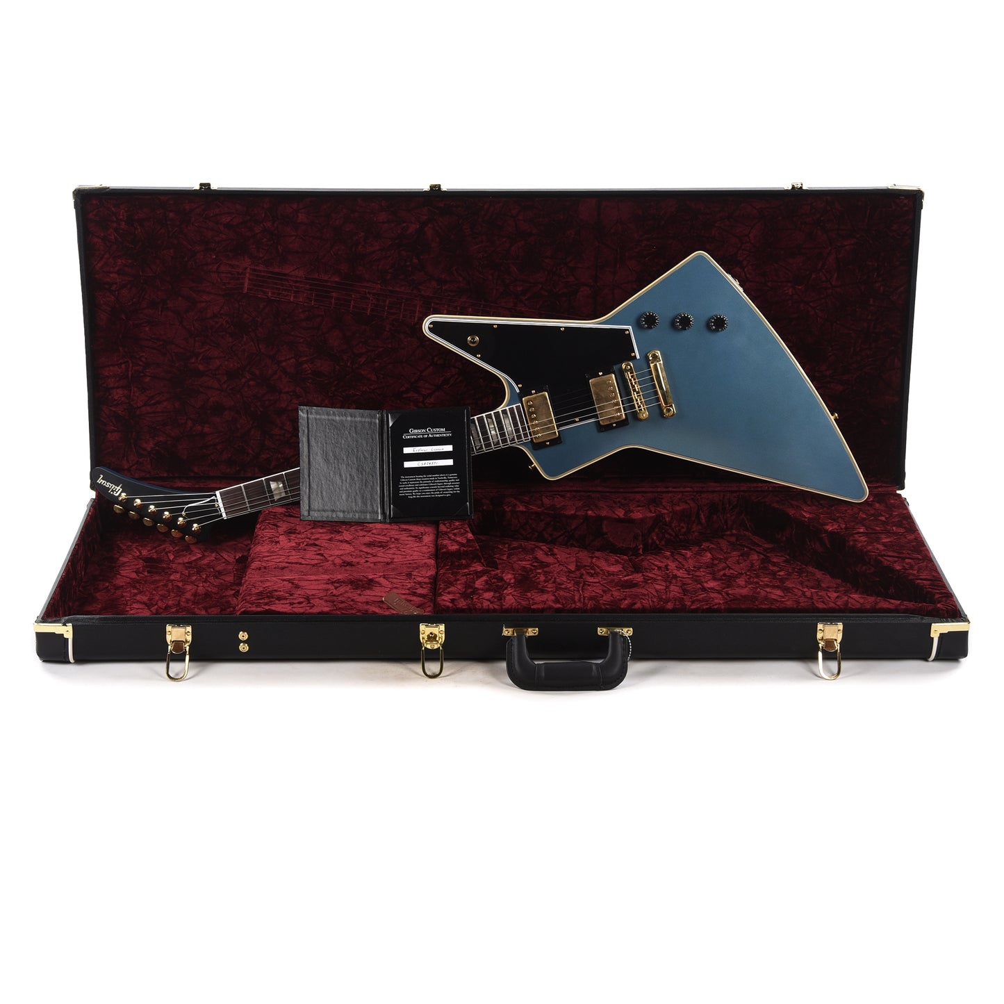 Gibson Custom Shop Explorer Custom "CME Spec" Antique Pelham Blue Sparkle VOS