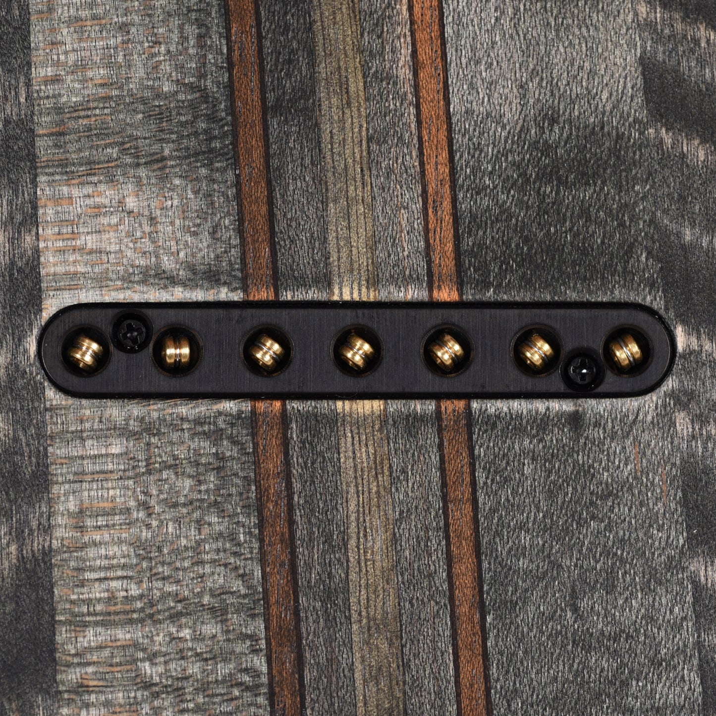 Mayones Regius 7 Curly Poplar 4A/Flamed Alder Trans Dirty Red