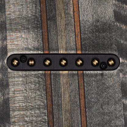 Mayones Regius 7 Curly Poplar 4A/Flamed Alder Trans Dirty Red