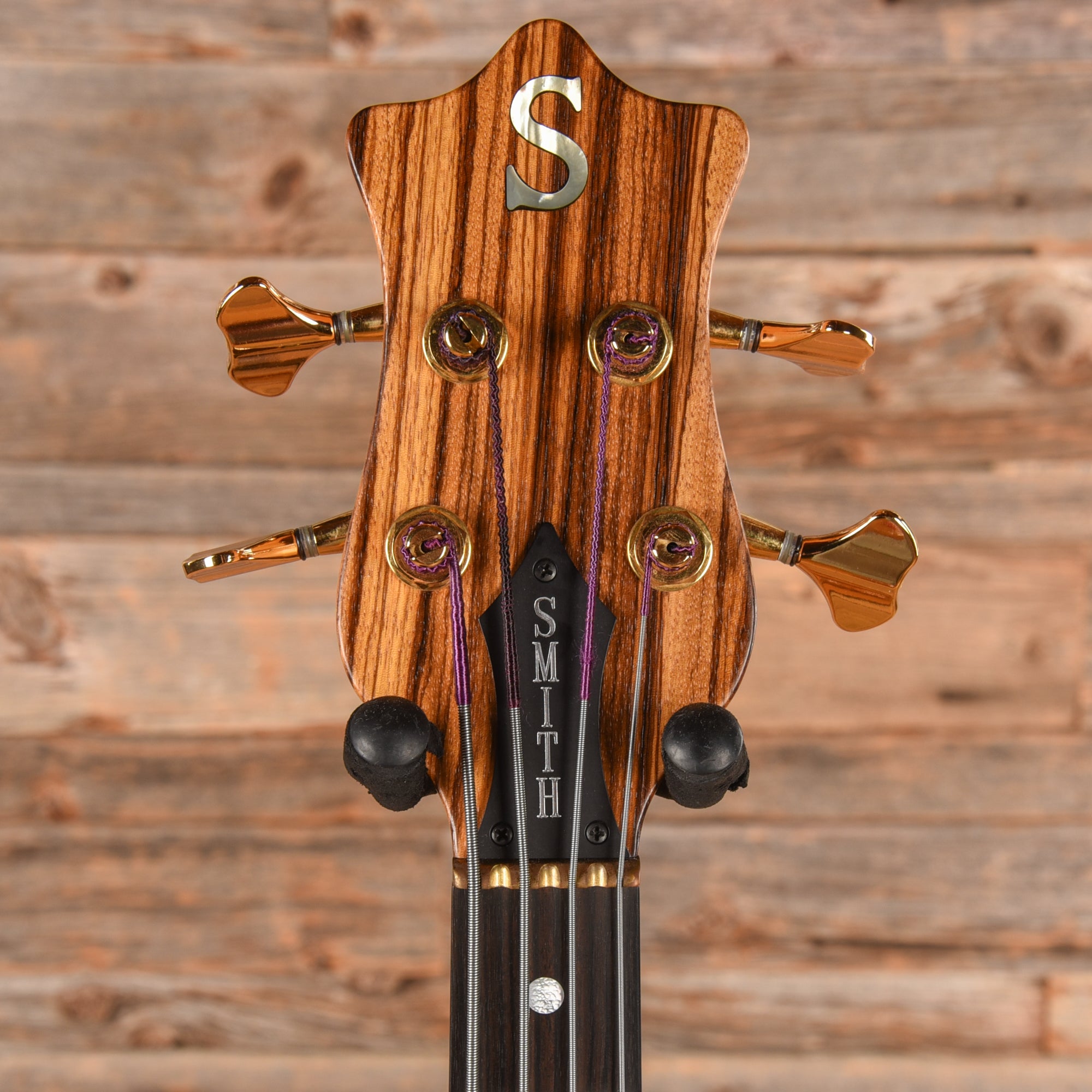 Ken Smith BSR4 Custom Zebrawood Top & Headstock 2002