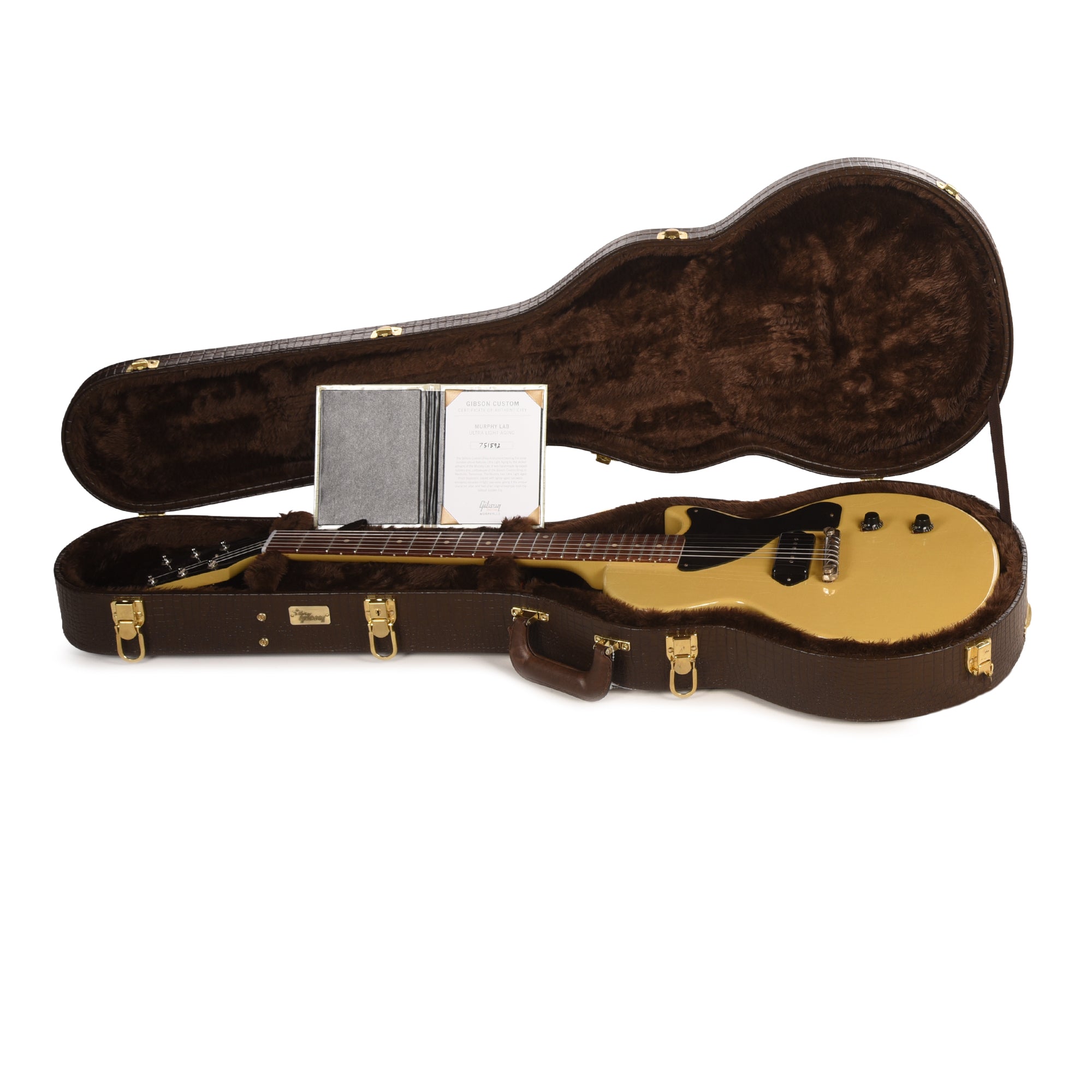 Gibson Custom Shop Murphy Lab 1957 Les Paul Junior Single Cut Reissue TV Yellow Ultra Light Aged