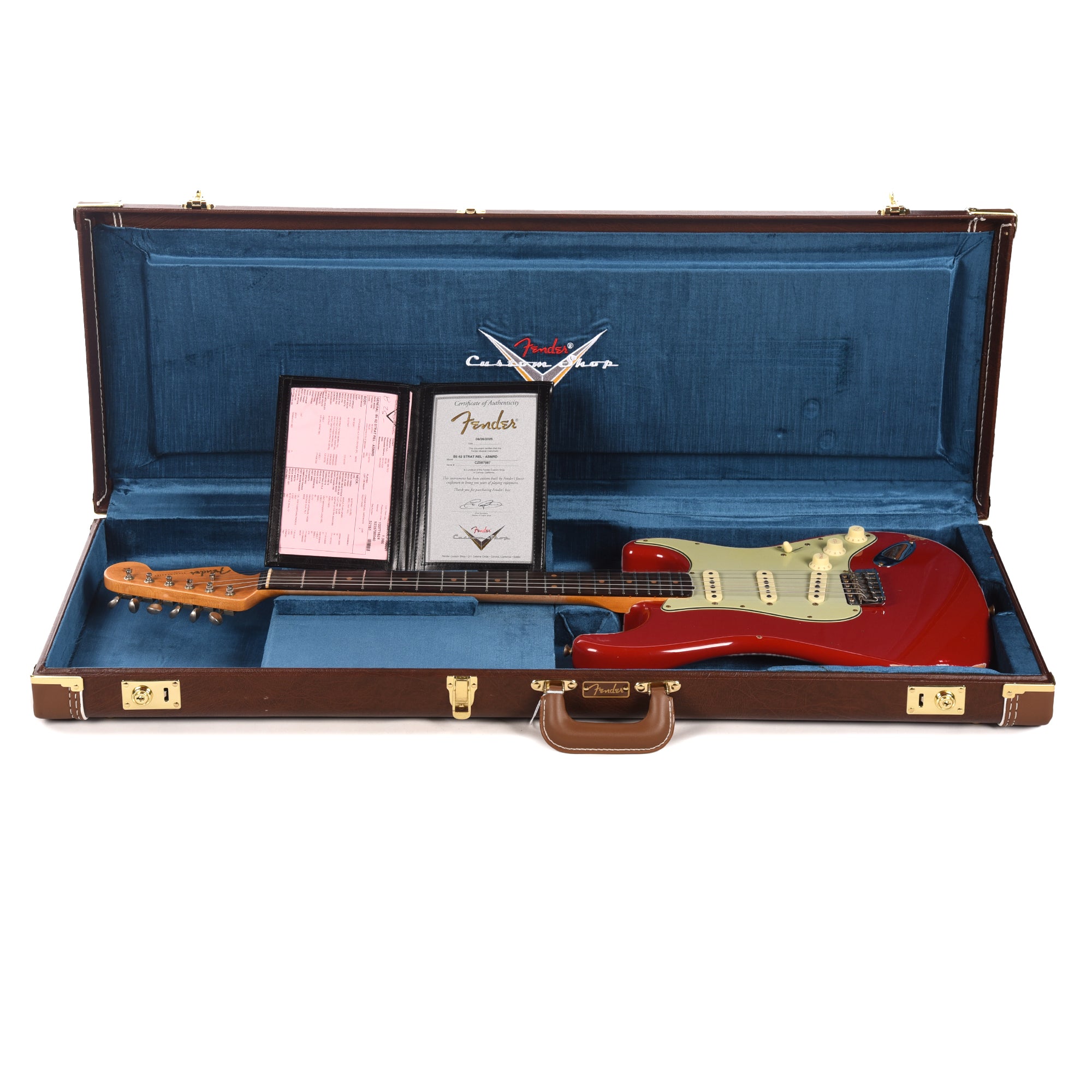 Fender Custom Shop 1962 Stratocaster Relic Aged Seminole Red