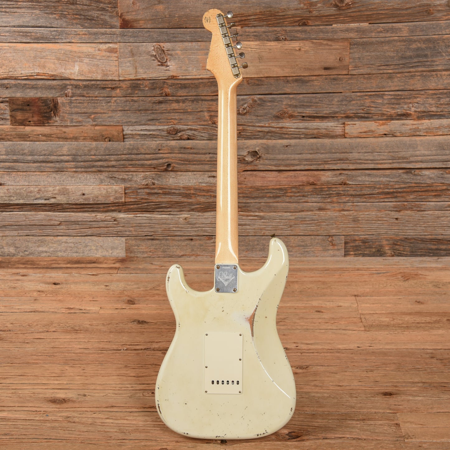 Fender Custom Shop Jason Smith Masterbuilt '63 Stratocaster Relic Aged Olympic White 2022