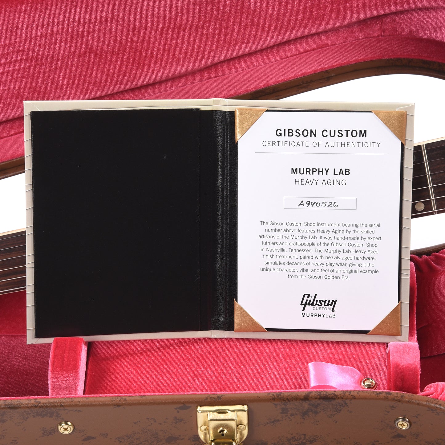 Gibson Custom Shop 1959 ES-335 "CME Spec" Antique Ebony Murphy Lab Heavy Aged