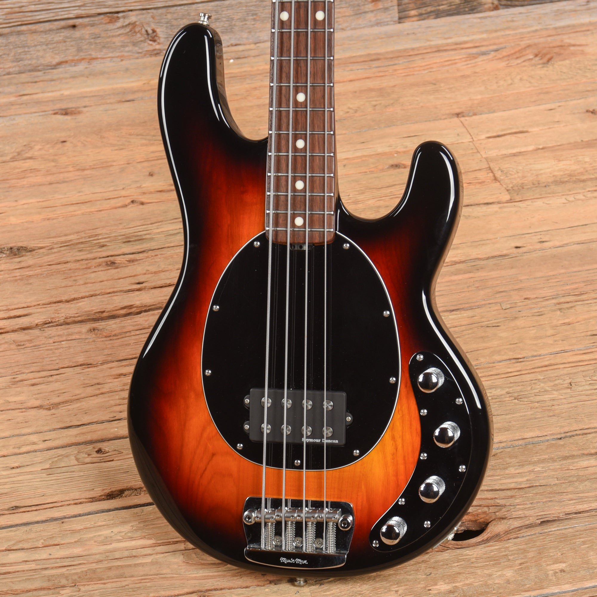 Music Man StingRay 4 H Neck-Through 3-Band EQ Vintage Sunburst 2015