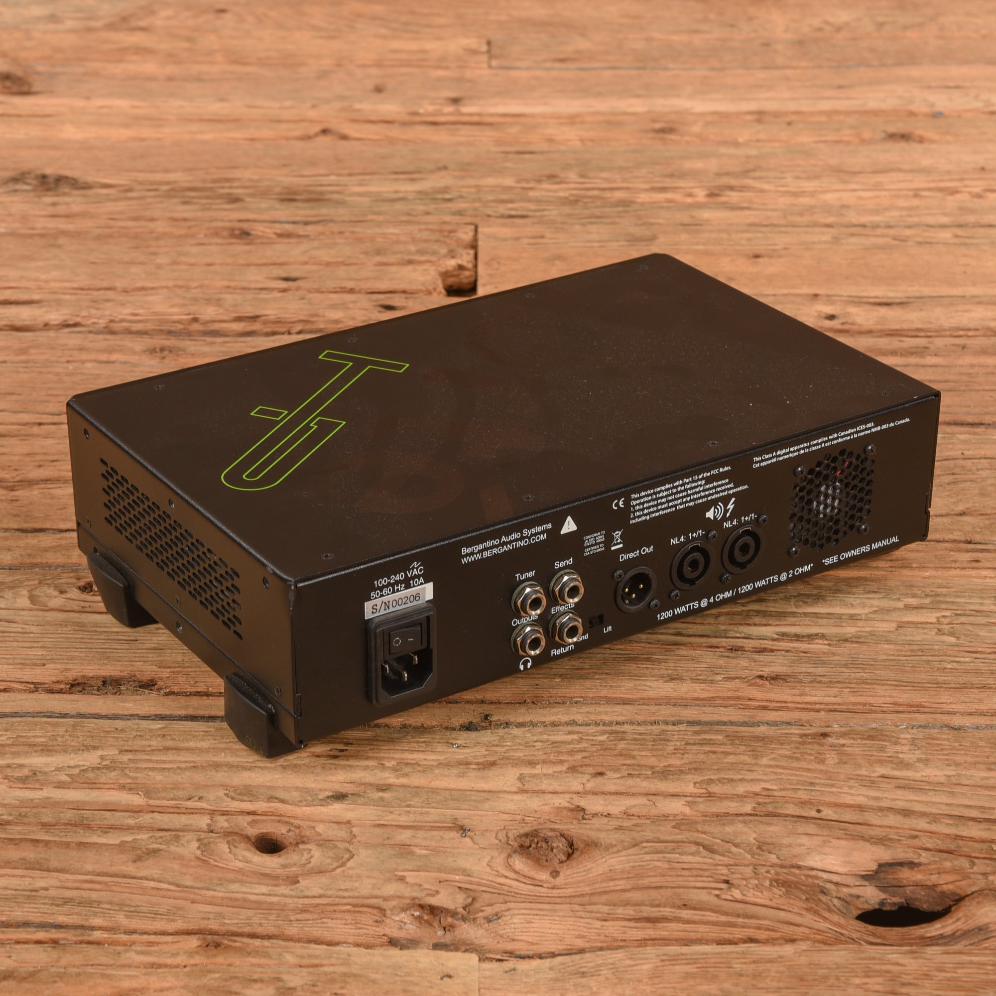 Bergantino Forte HP-1200 Watt Bass Head