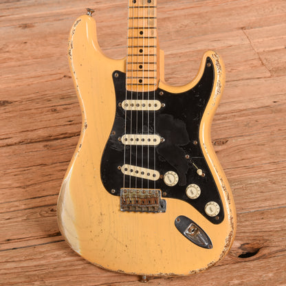 Fender Custom Shop '57 Stratocaster Heavy Relic Nocaster Blonde 2008