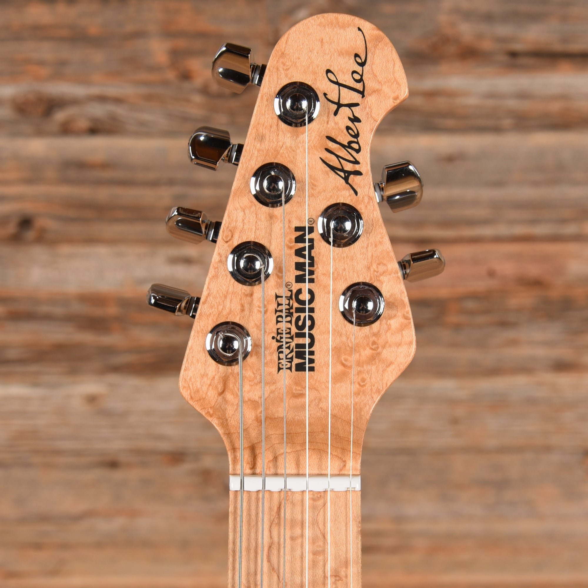 Music Man Albert Lee SSS Tremolo Transparent Red 2013