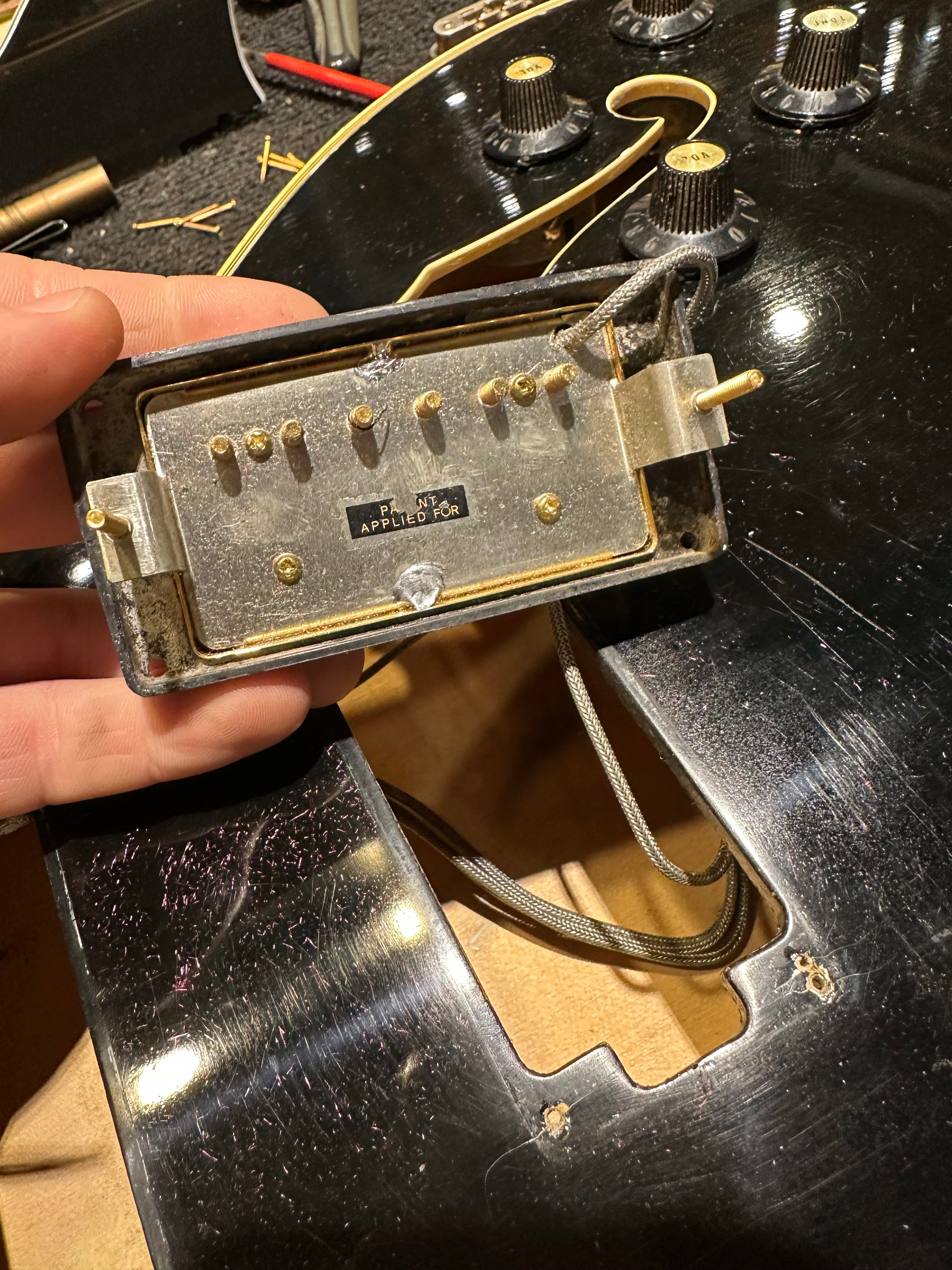 Gibson Byrdland Ebony refinish 1975