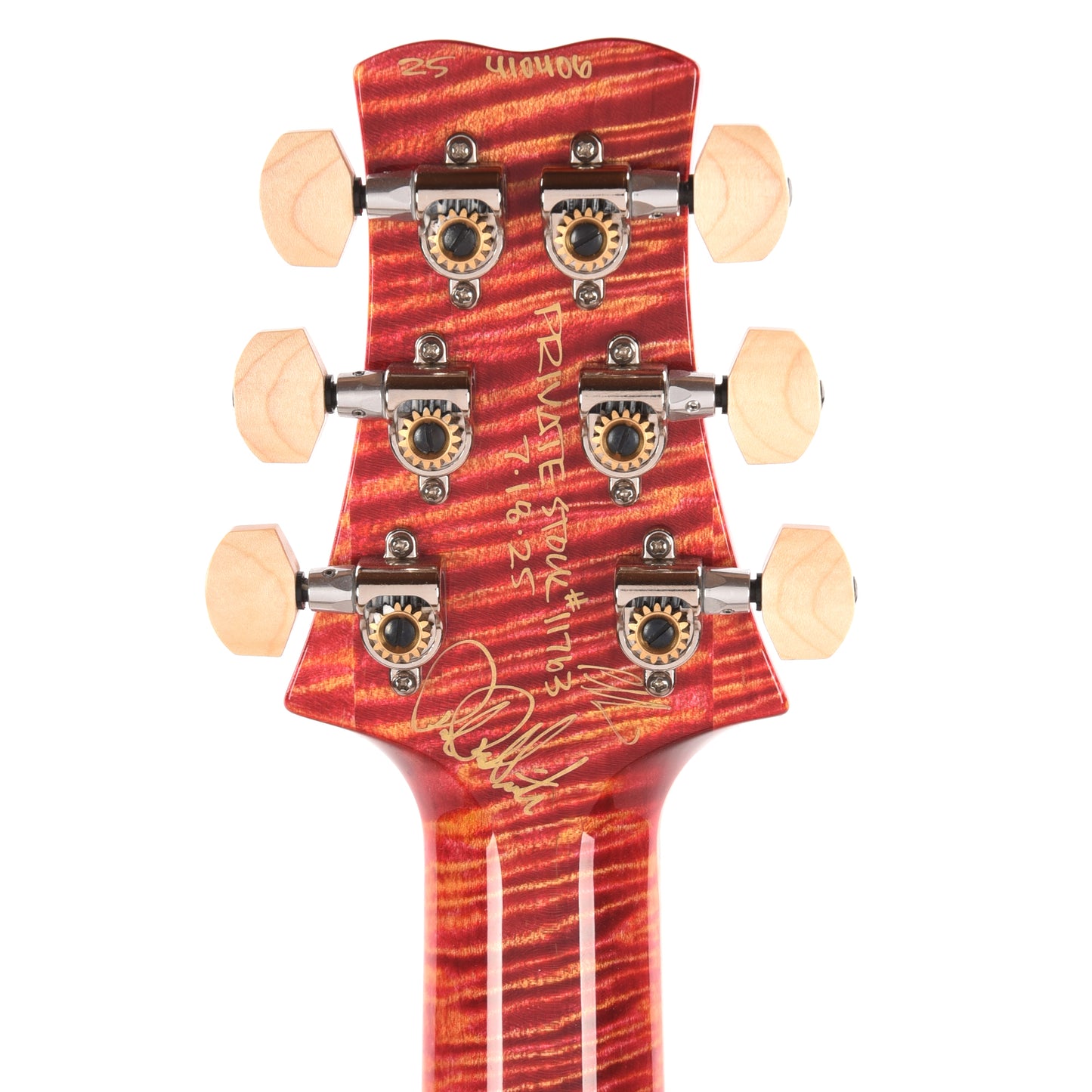 PRS Private Stock #11763 Santana Curly Maple/Swamp Ash Raspberry Lemon w/Stained Curly Maple Neck & Fingerboard