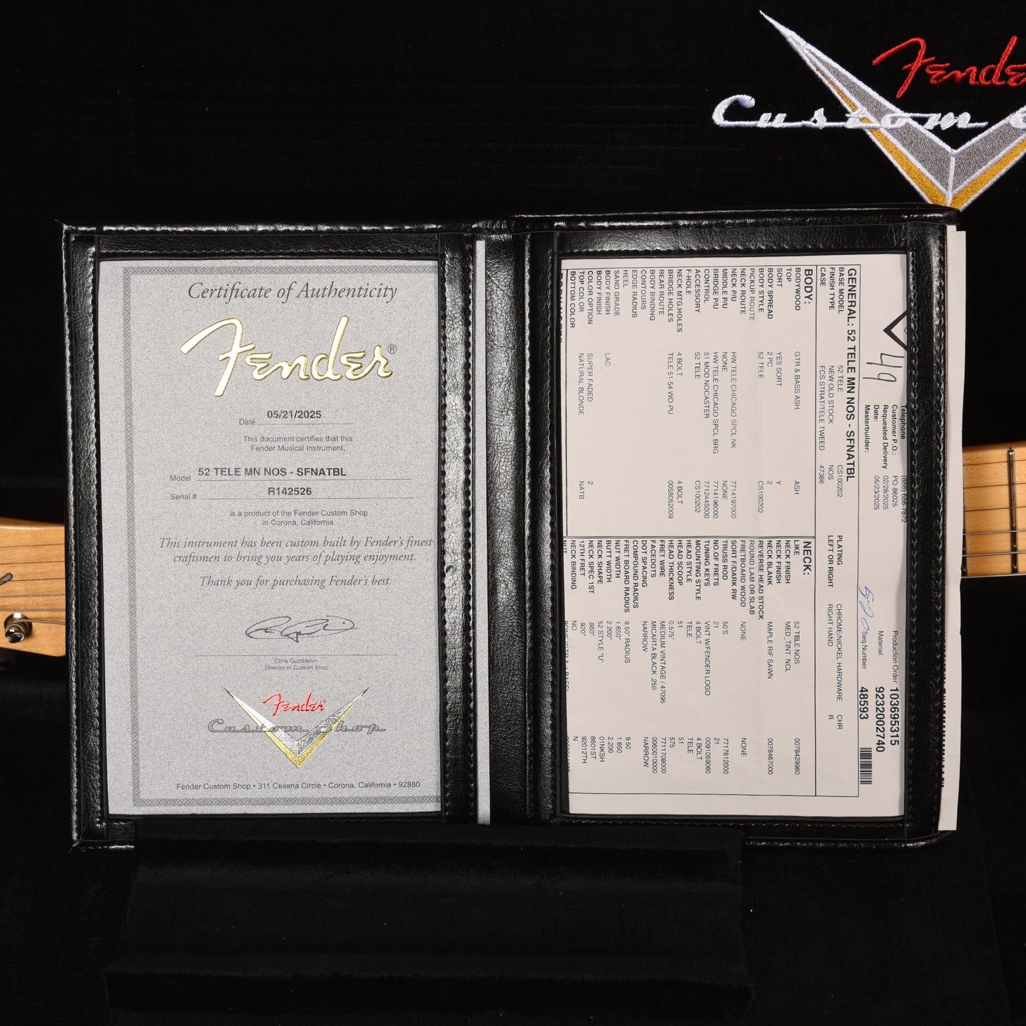 Fender Custom Shop 1952 Telecaster "Chicago Special" NOS Super Faded Natural Blonde