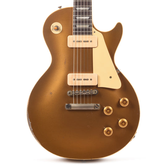 Gibson Custom Shop 1956 Les Paul Goldtop Reissue Double Gold All Over Ultralight Back Murphy Lab Heavy Aged