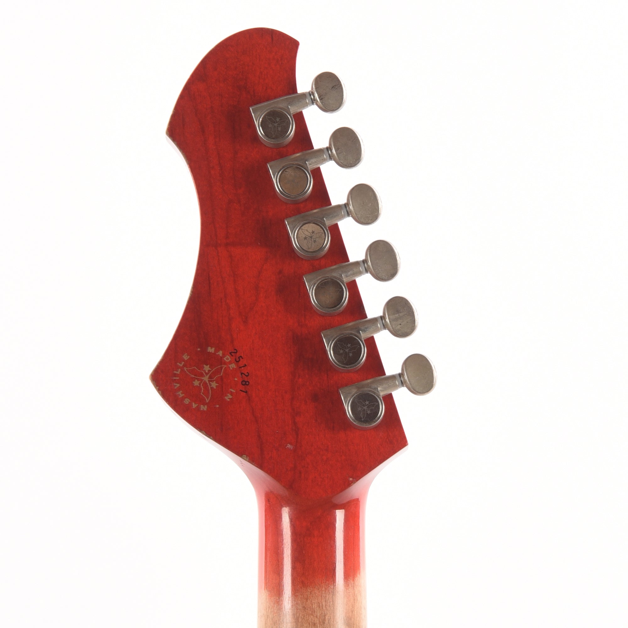 Novo Dealer Limited Chambered Serus P2 Faded Tea Burst w/Faded Cherry Back Light Distress