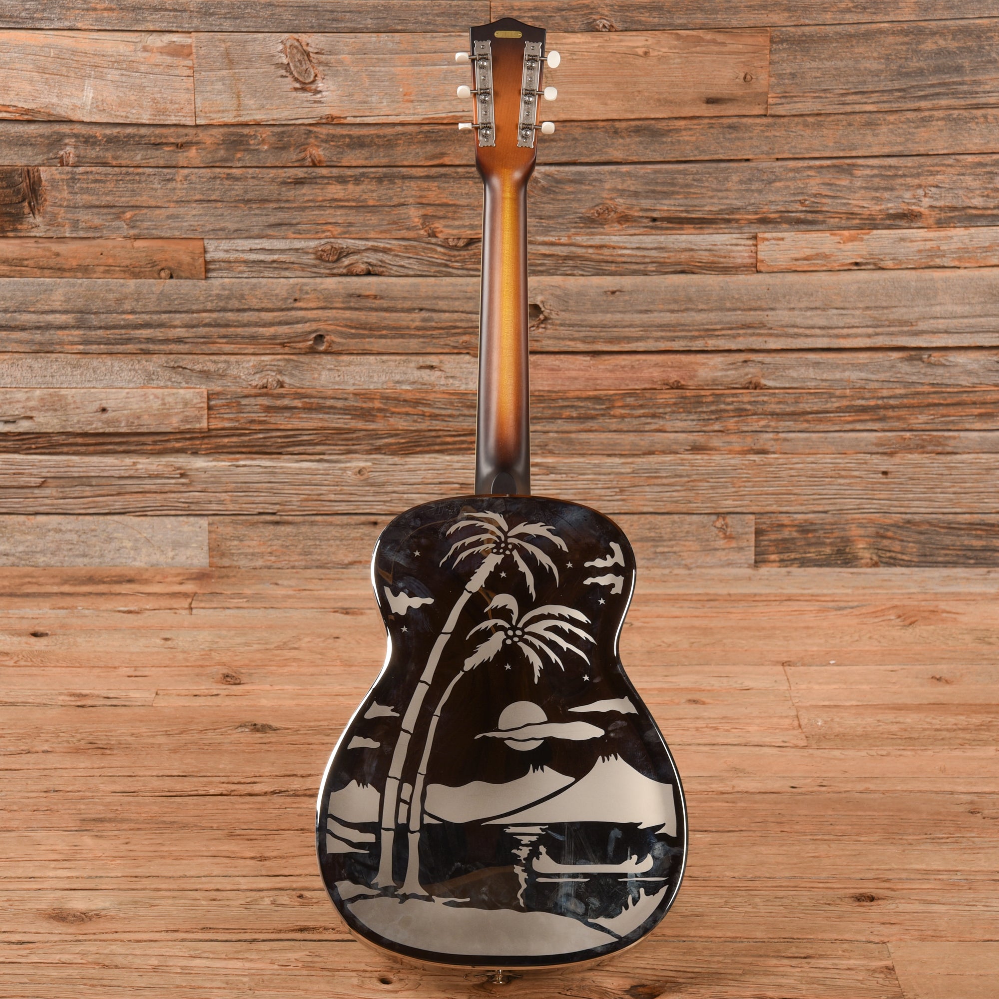 National Style O Single Cone Brass Bright Nickel 14-Fret