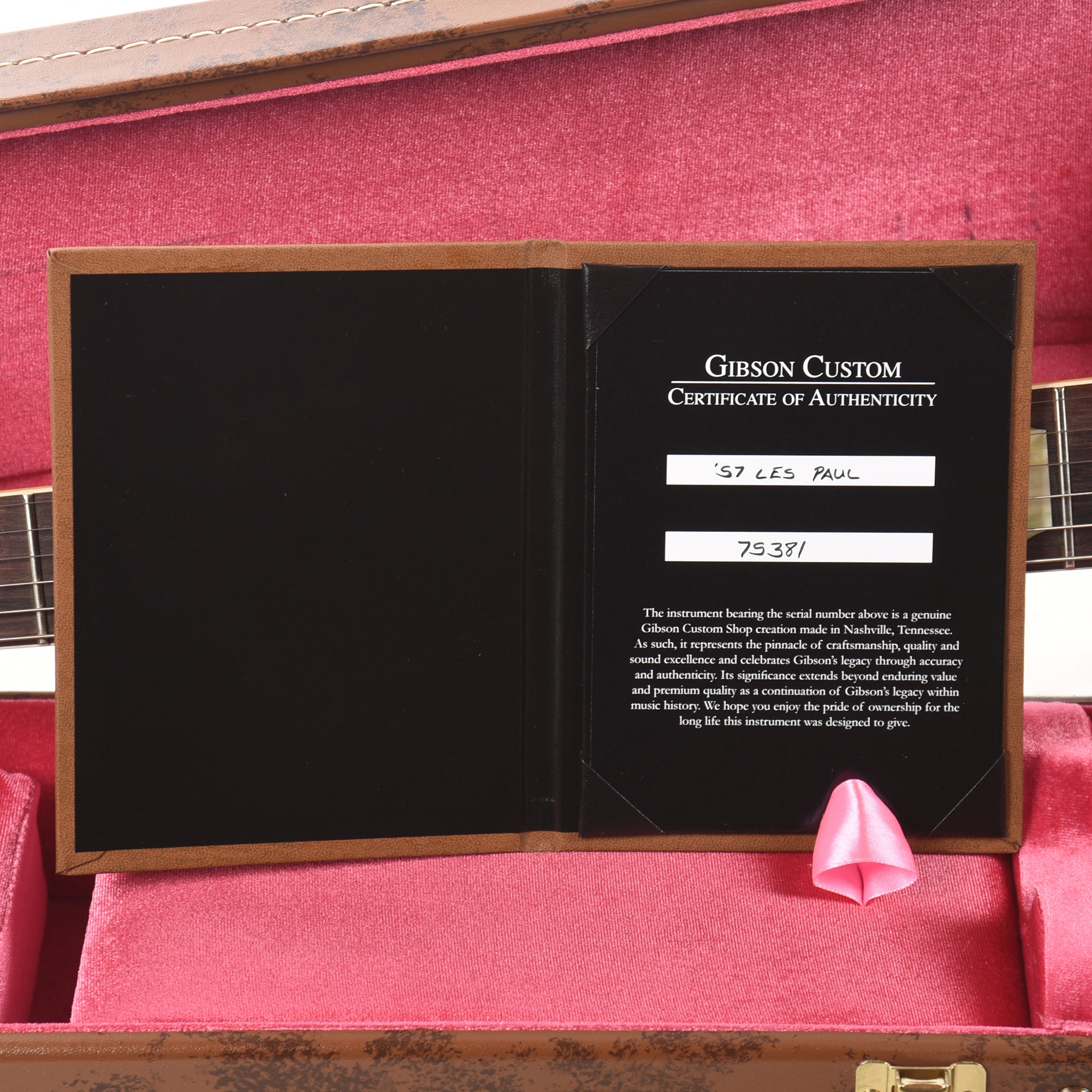 Gibson Custom Shop 1957 Les Paul Goldtop 