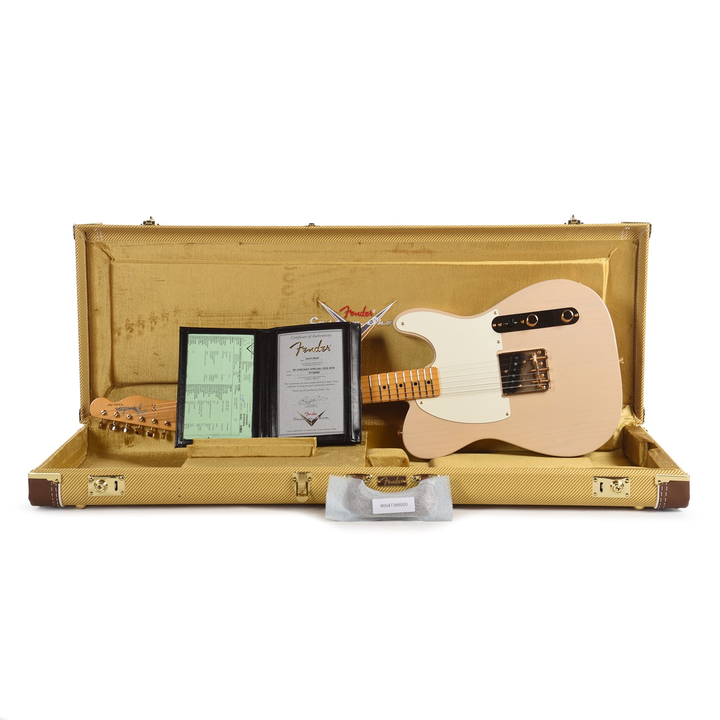Fender Custom Shop 1956 Esquire "Chicago Special" NOS Aged Dirty White Blonde