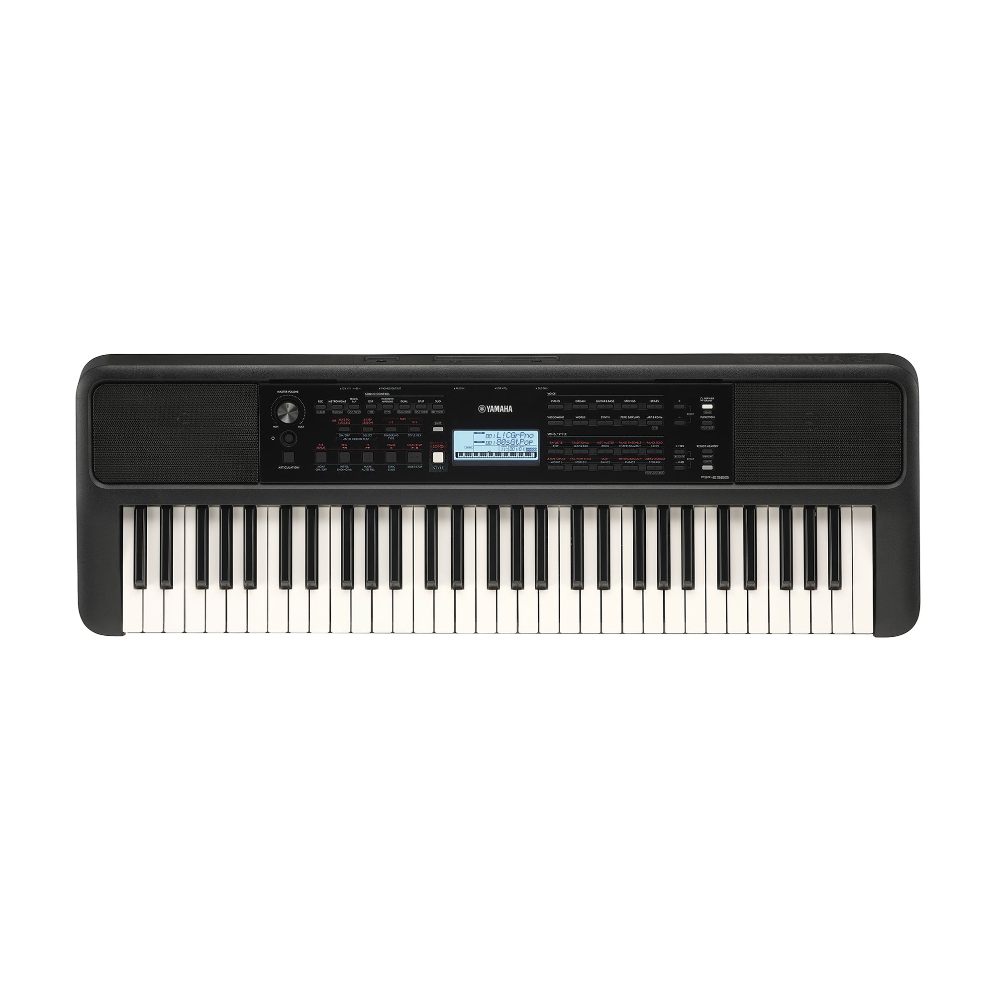 Yamaha PSRE383 61-Key Portable Keyboard