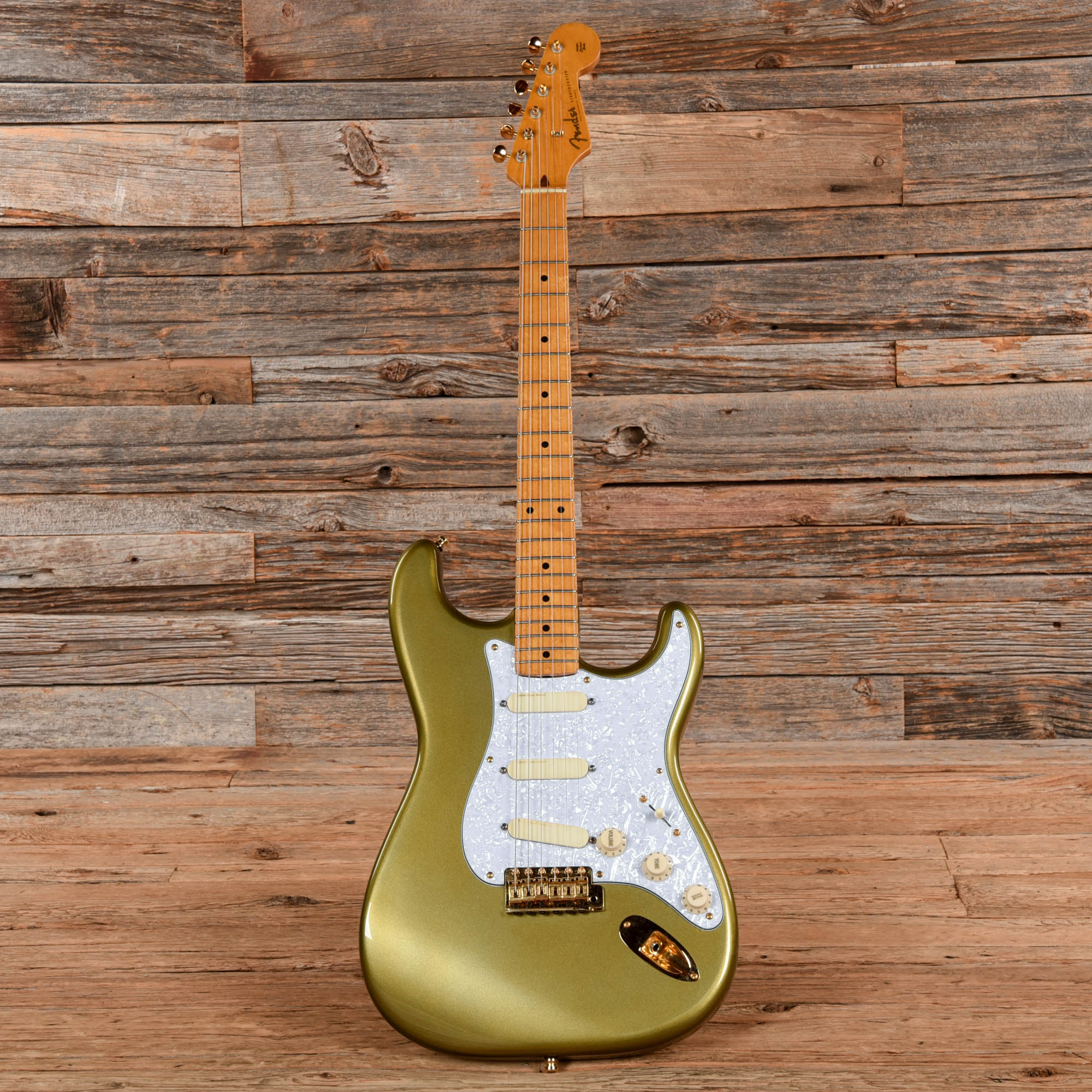 Fender '50s Stratocaster Reissue MIJ HLE Gold