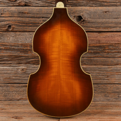 Hofner 500/1 1963 body w/Late 70s neck Sunburst 1963 LEFTY