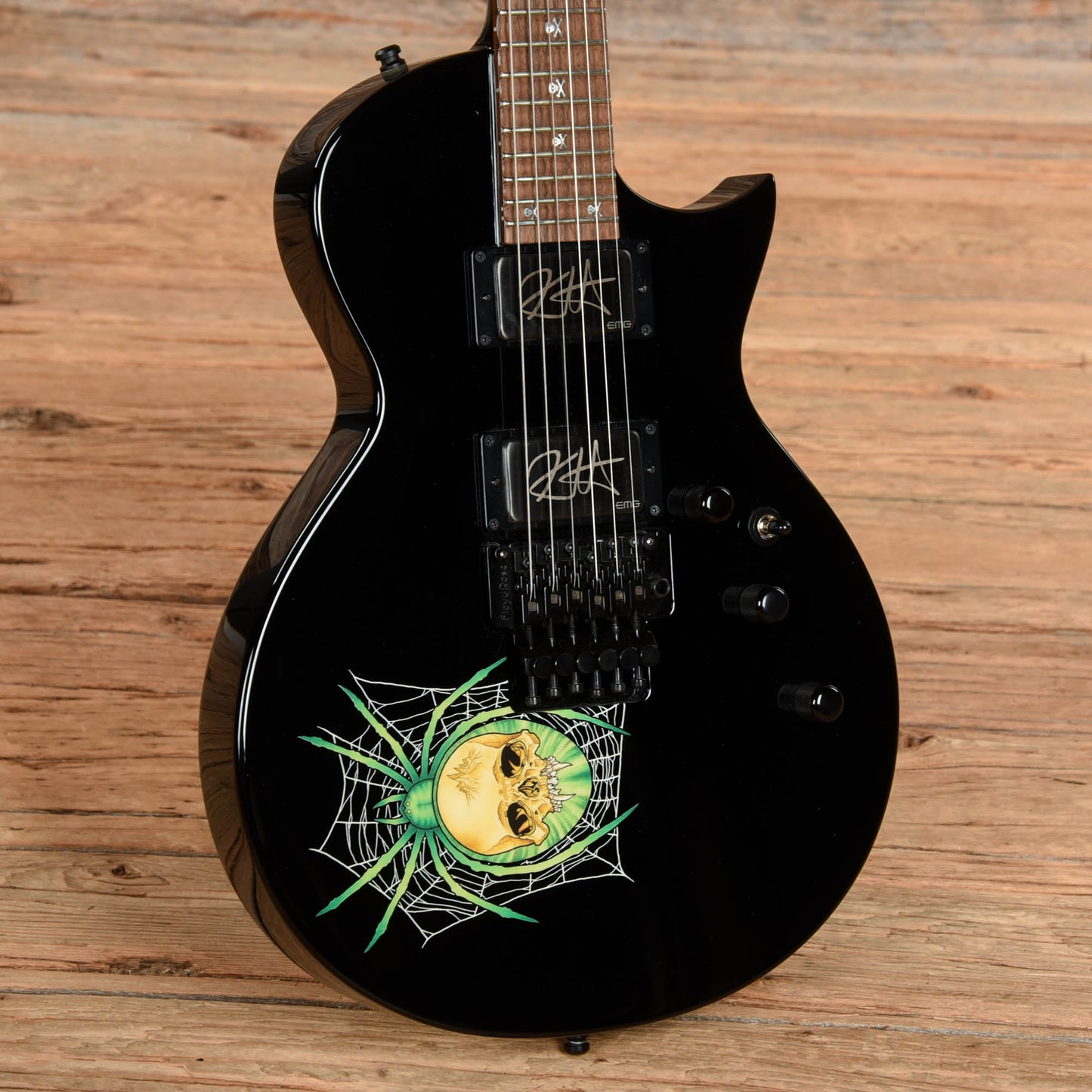 ESP KH-3 Kirk Hammett Signature Spider Black