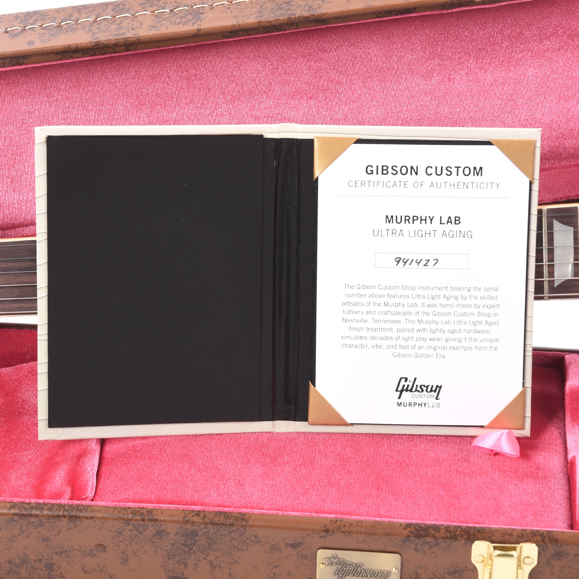 Gibson Custom Shop Murphy Lab 1959 Les Paul Standard Reissue Factory Burst Ultra Light Aged