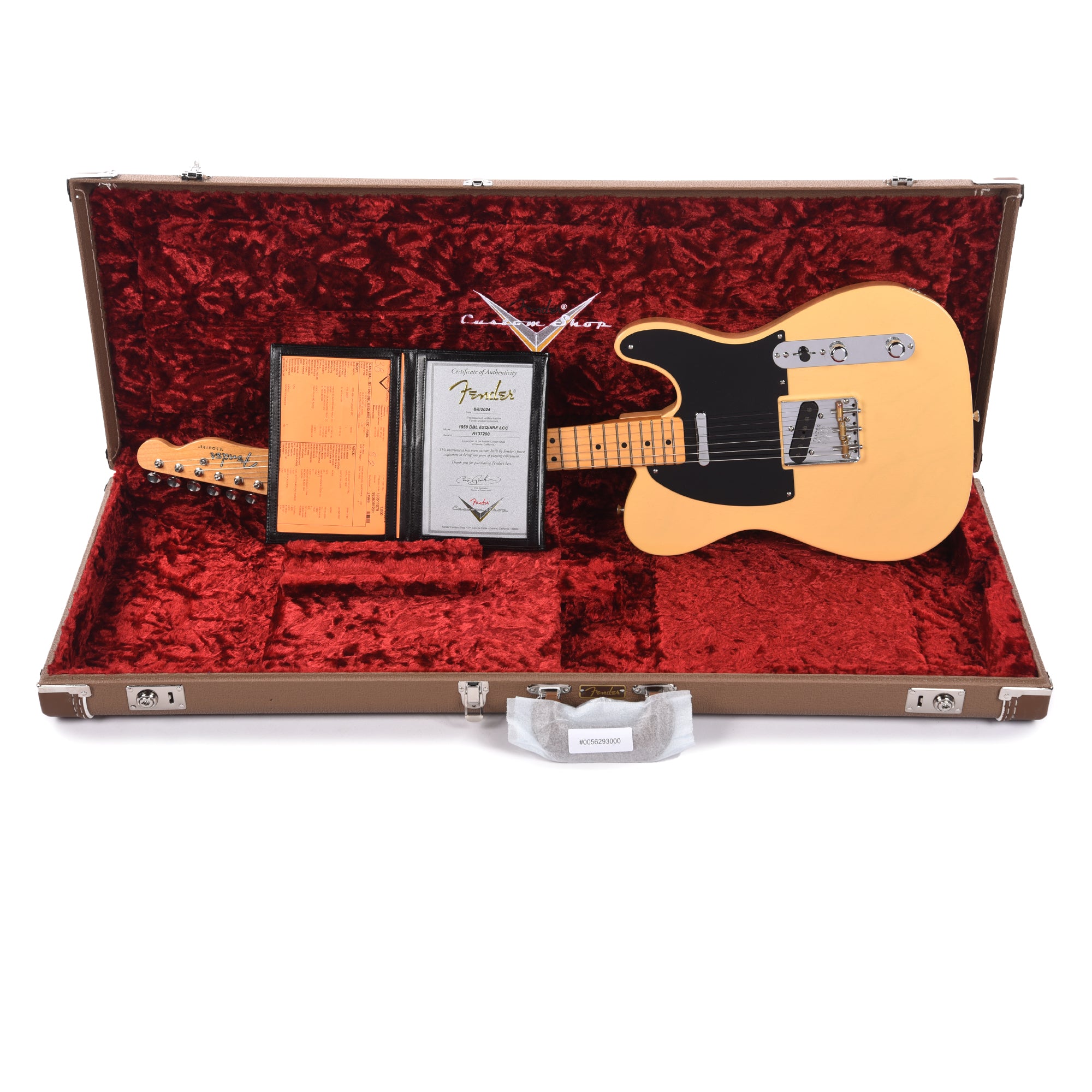 Fender Custom Shop 1950 Double Esquire Deluxe Closet Classic Faded Nocaster Blonde